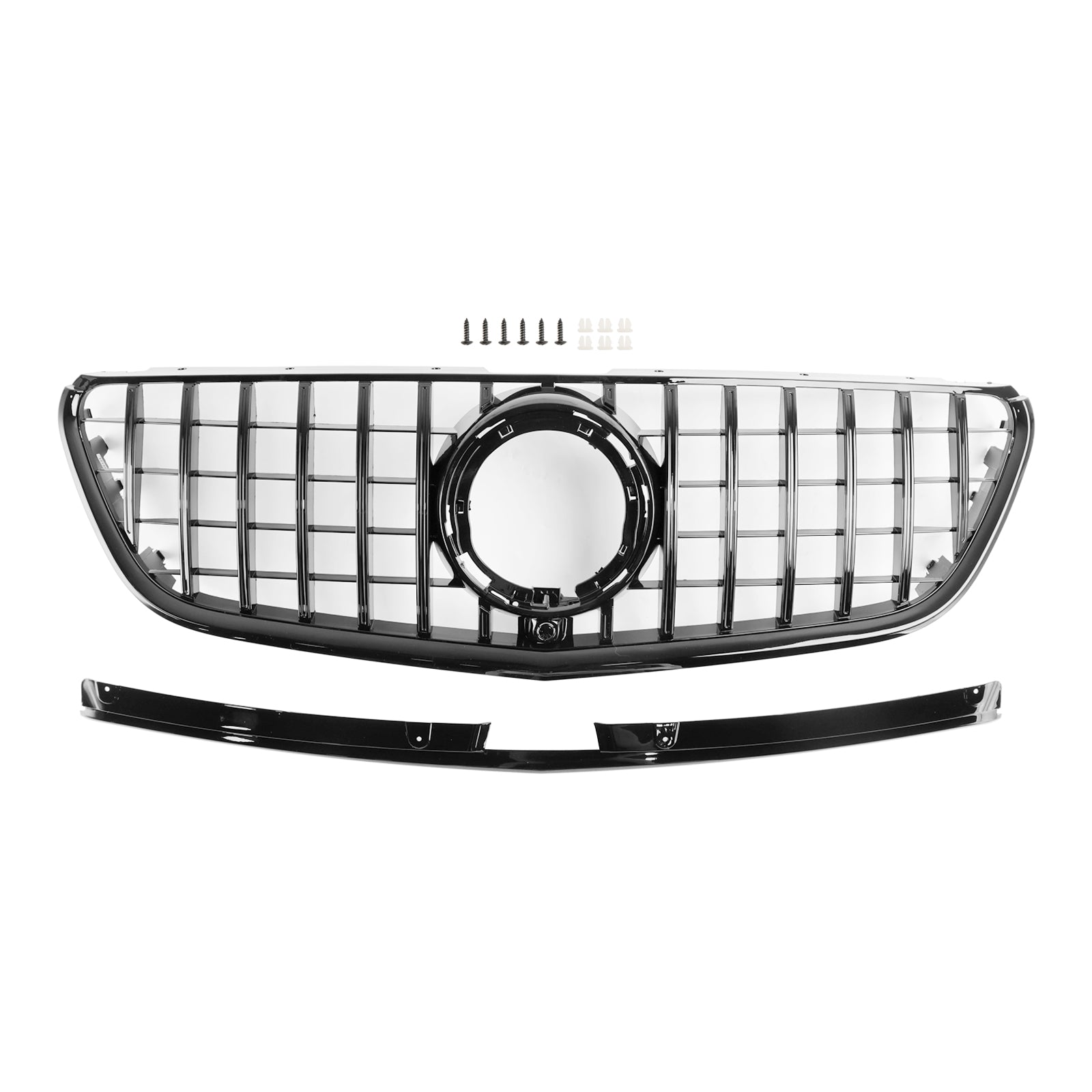 Black Front Grille Grill Fit Mercedes benz vito W447 2020-2023 Facelift