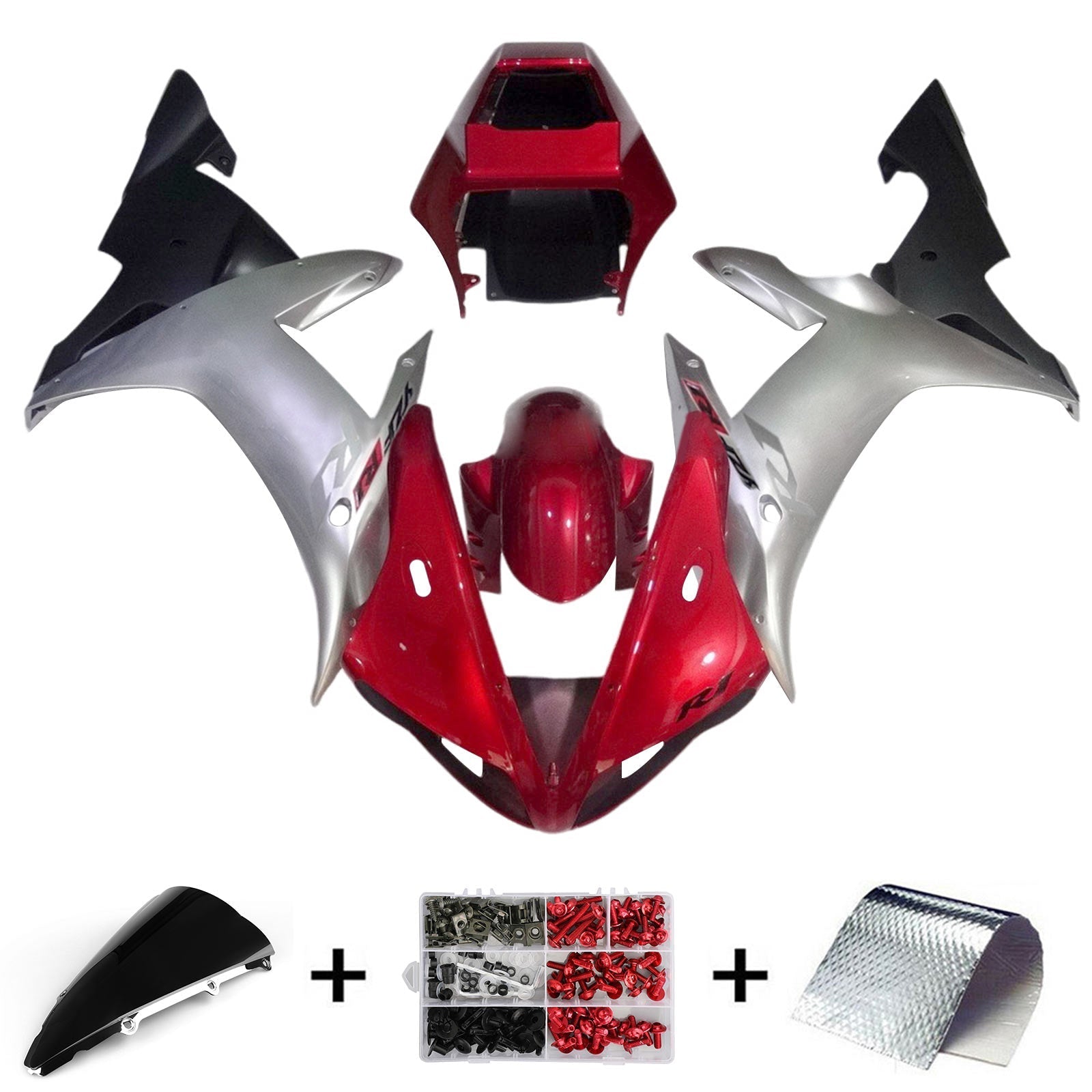 Yamaha YZF 1000 R1 2002-2003 Fairing Kit Bodywork Plastic ABS