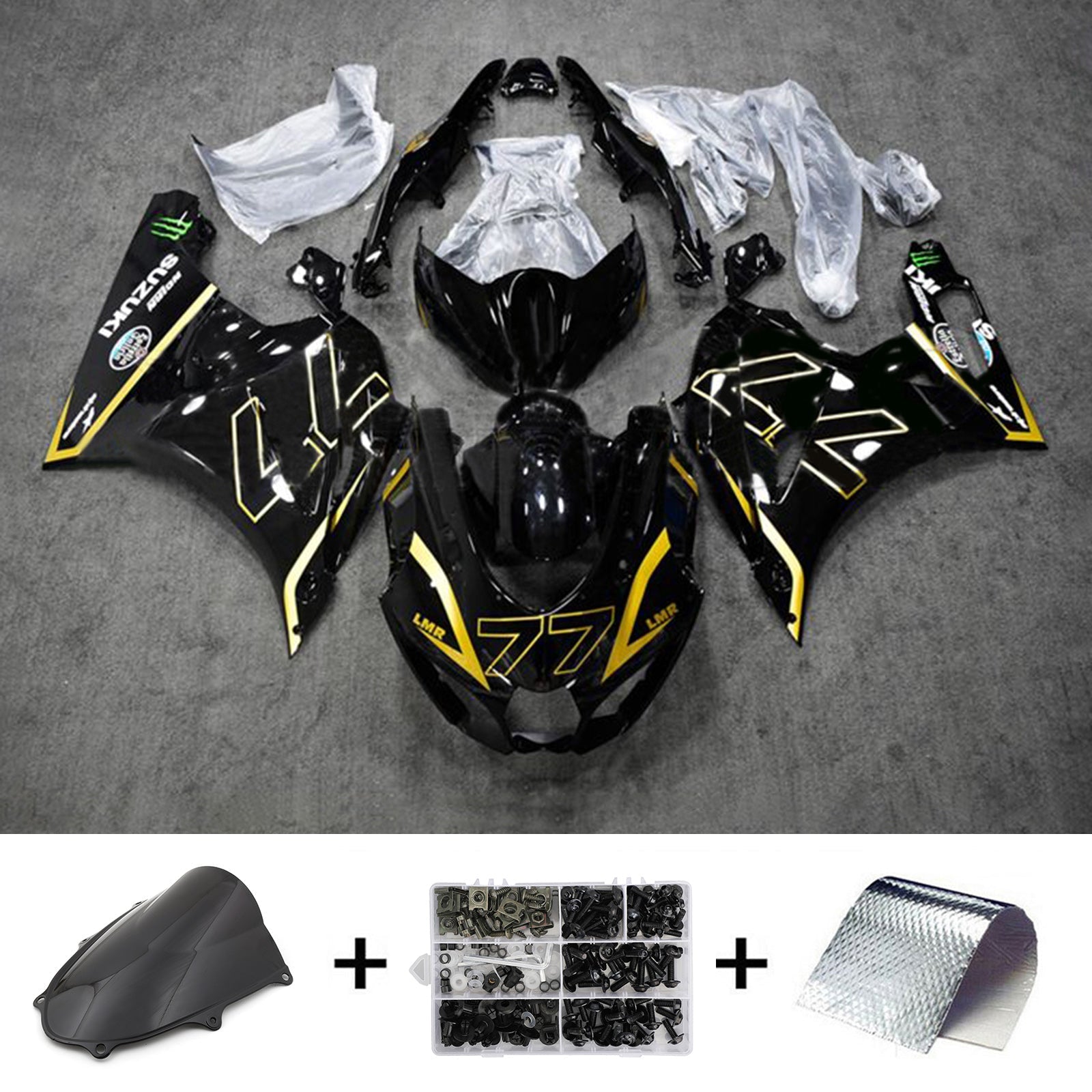 Suzuki GSXR1000 2017-2024 K17 Fairing Kit Bodywork Plastic ABS