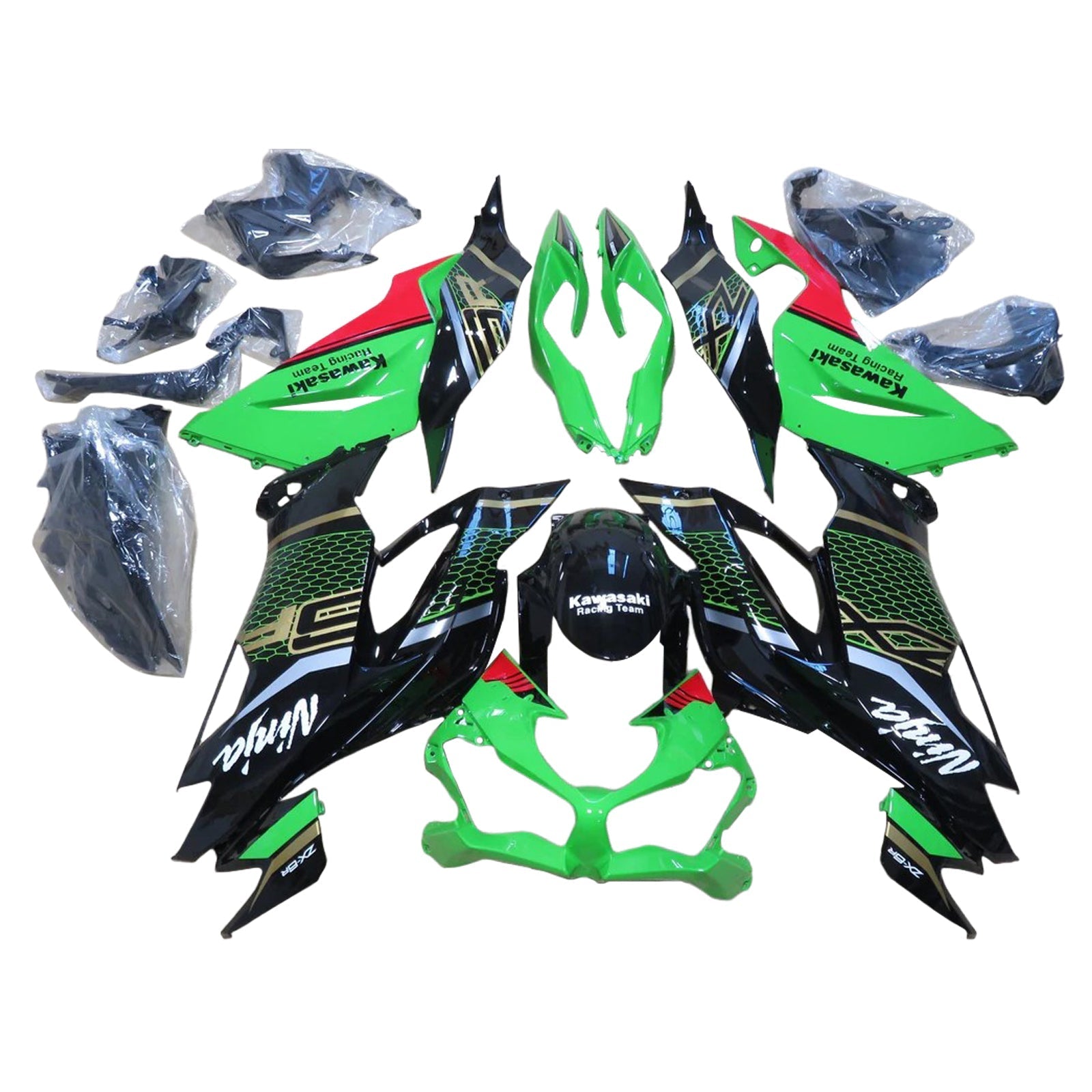 Kawasaki ZX6R 2019-2023 Fairing Kit Bodywork Plastic ABS