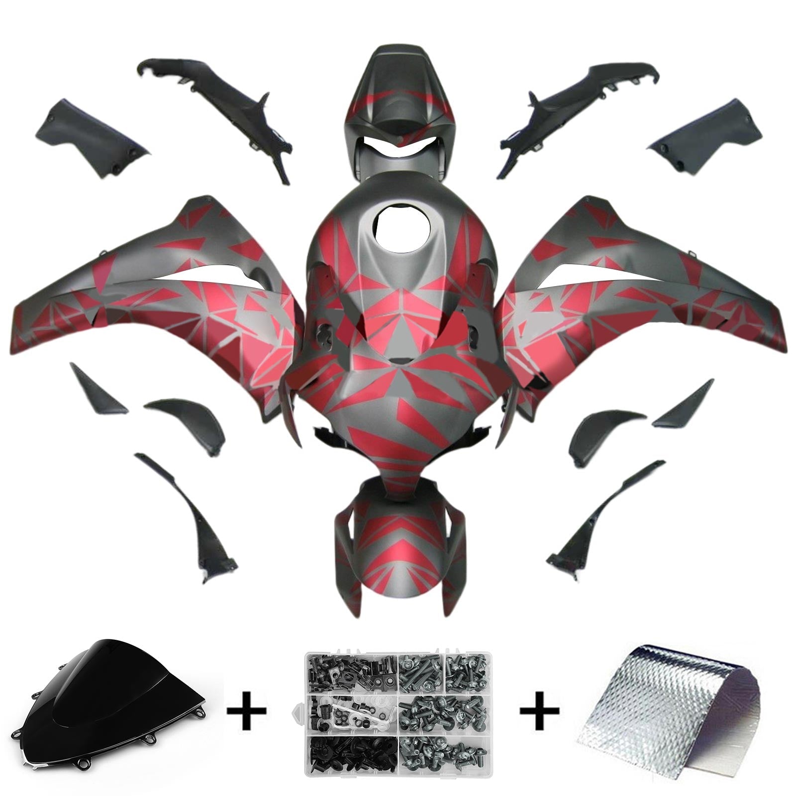 Honda CBR1000RR 2008-2011 Fairing Kit Bodywork Plastic ABS