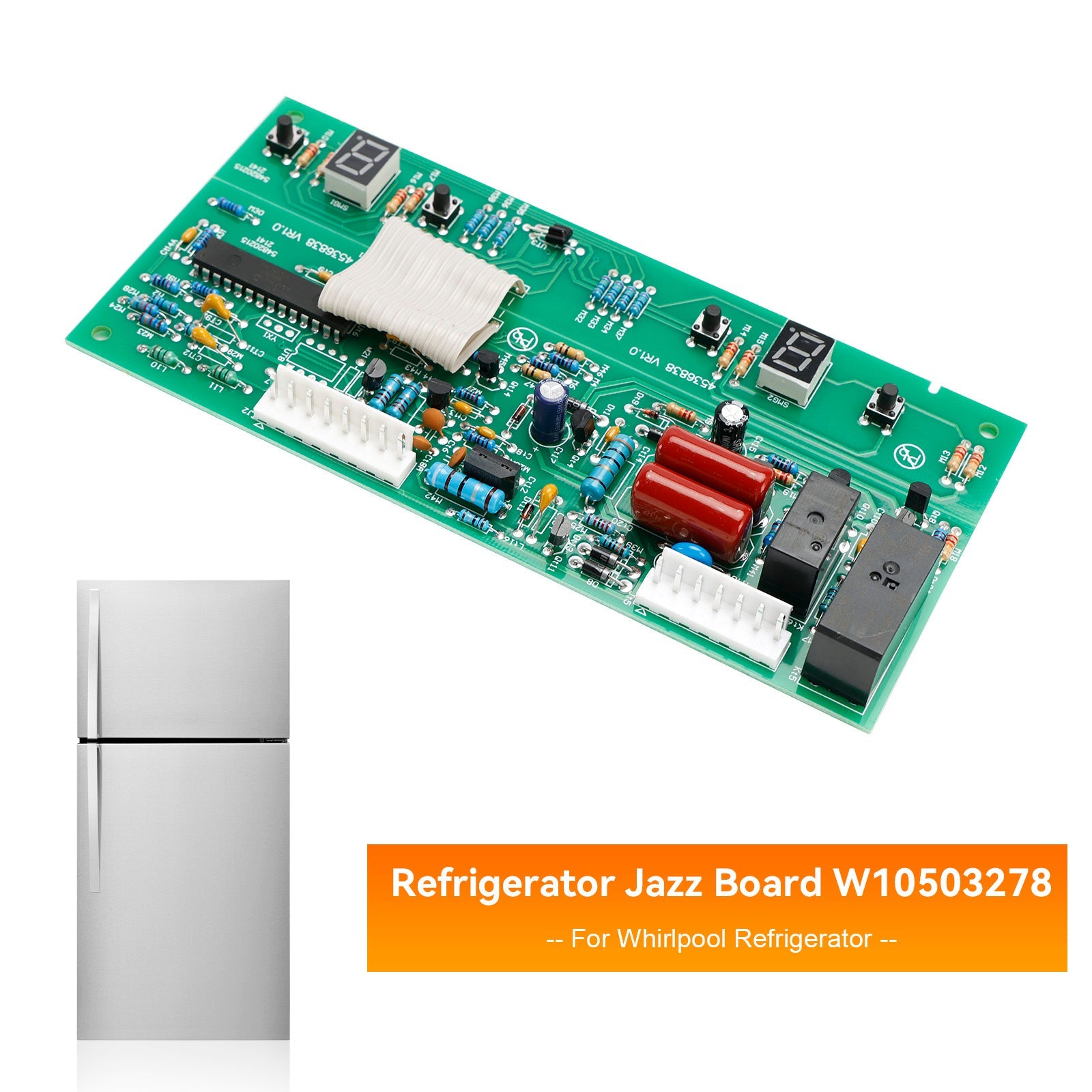 Refrigerator Replacement Control Jazz Board W10503278 For Whirlpool Maytag Jenn-Air