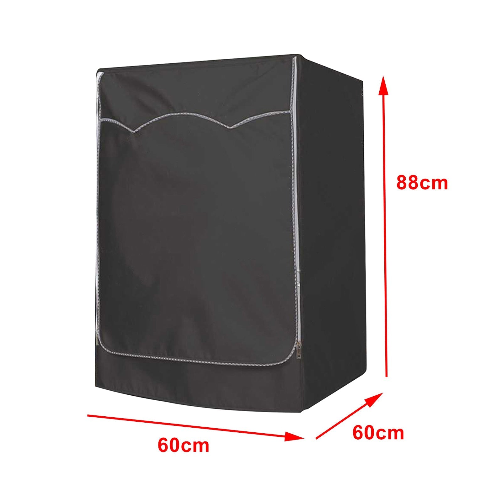 Waterproof Washing Machine Top Dustproof Cover Protect Front Load Washer Dryer