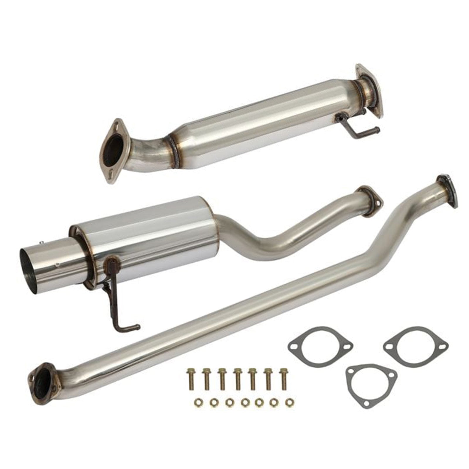 Sistema de escape Catback con silenciador con punta de 2.0L para Honda Civic 2002-2005