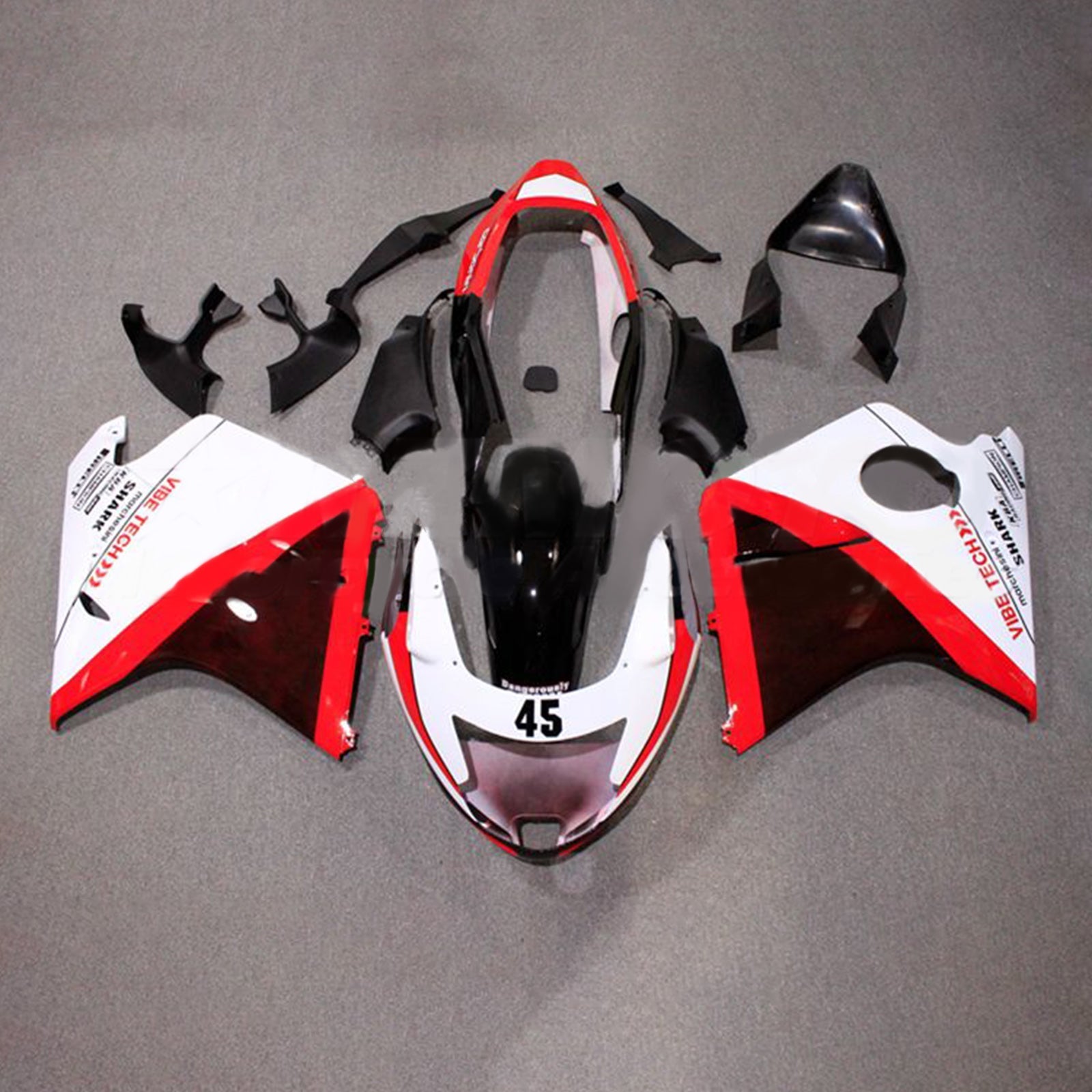 Honda CBR1100XX SuperBlackBird 1996-2007 Fairing Kit Bodywork ABS