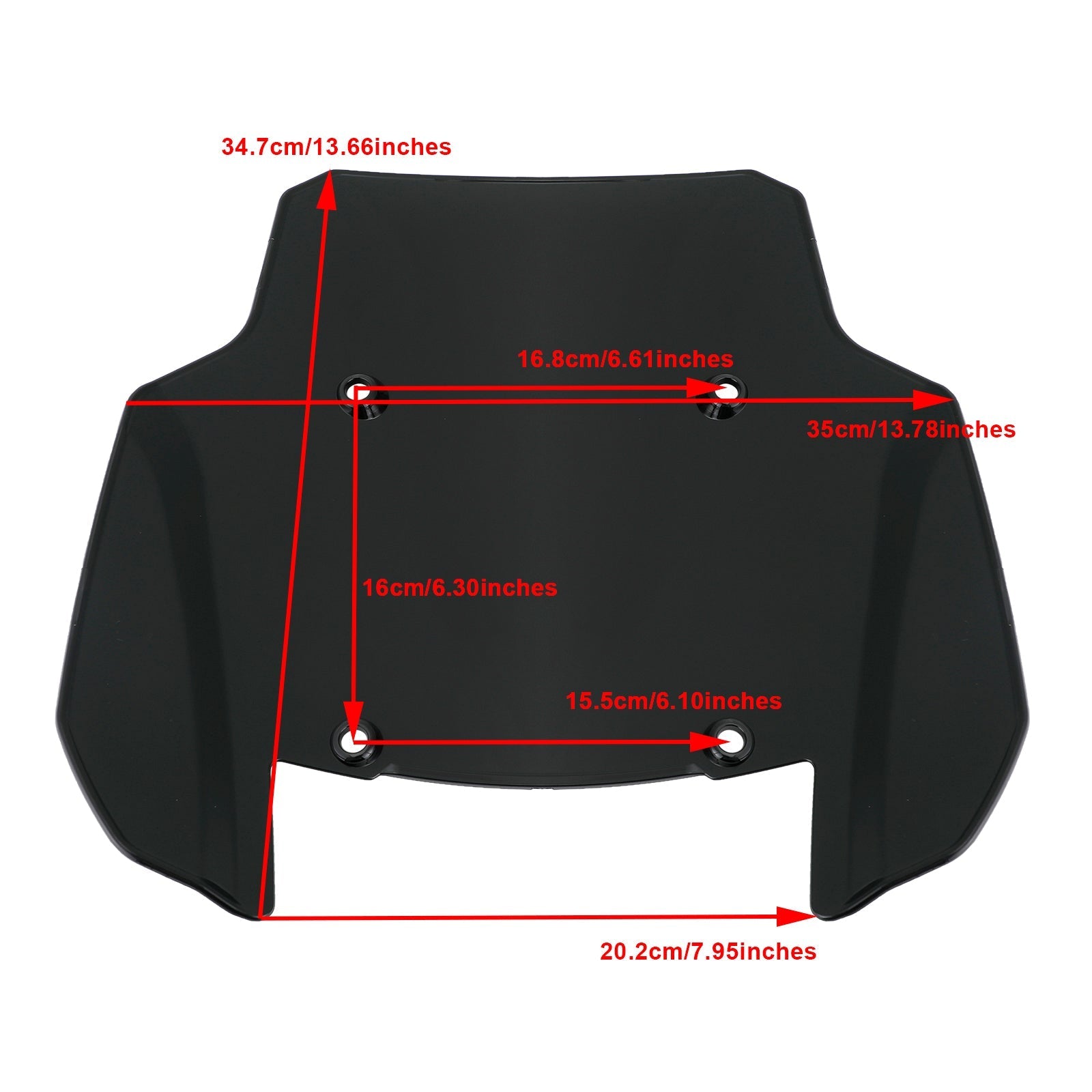 Parabrisas de motocicleta ABS PA1250 PAN AMERICA 1250S 2021-2022