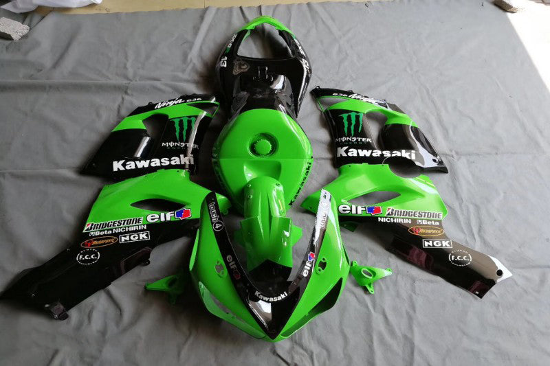 Kawasaki ZX6R 636 2009-2012 Fairing Kit Bodywork Plastic ABS