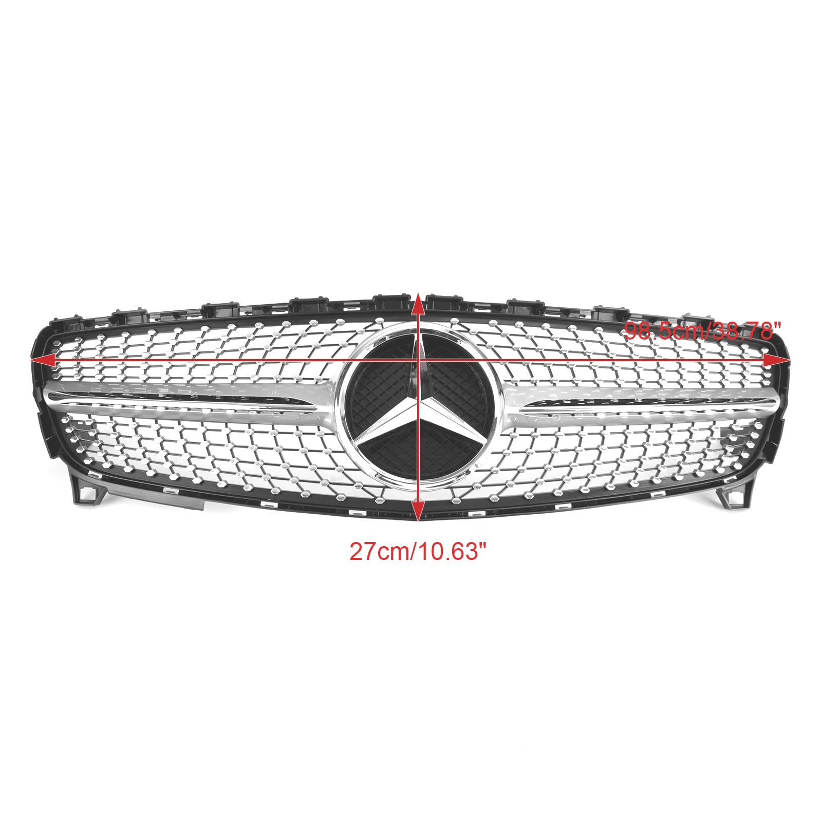 MERCEDES BENZ A CLASS W176 2016-2018 Diamond Front Bumper Grille Grill