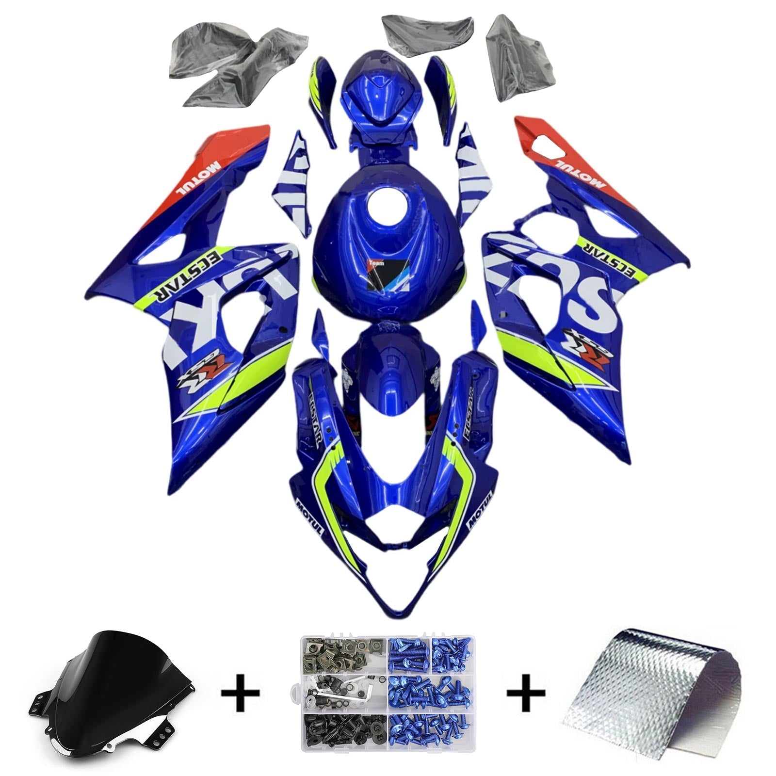 Suzuki GSXR1000 2005-2006 K5 Fairing Kit Bodywork Plastic ABS