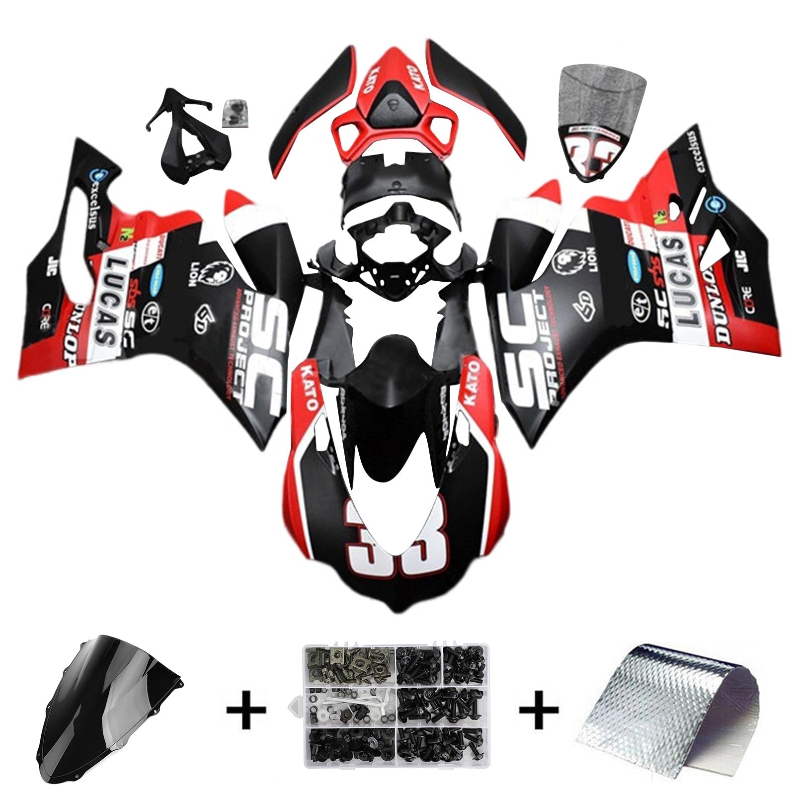 Ducati 1299 959 2015-2020 Fairing Kit Bodywork Plastic ABS