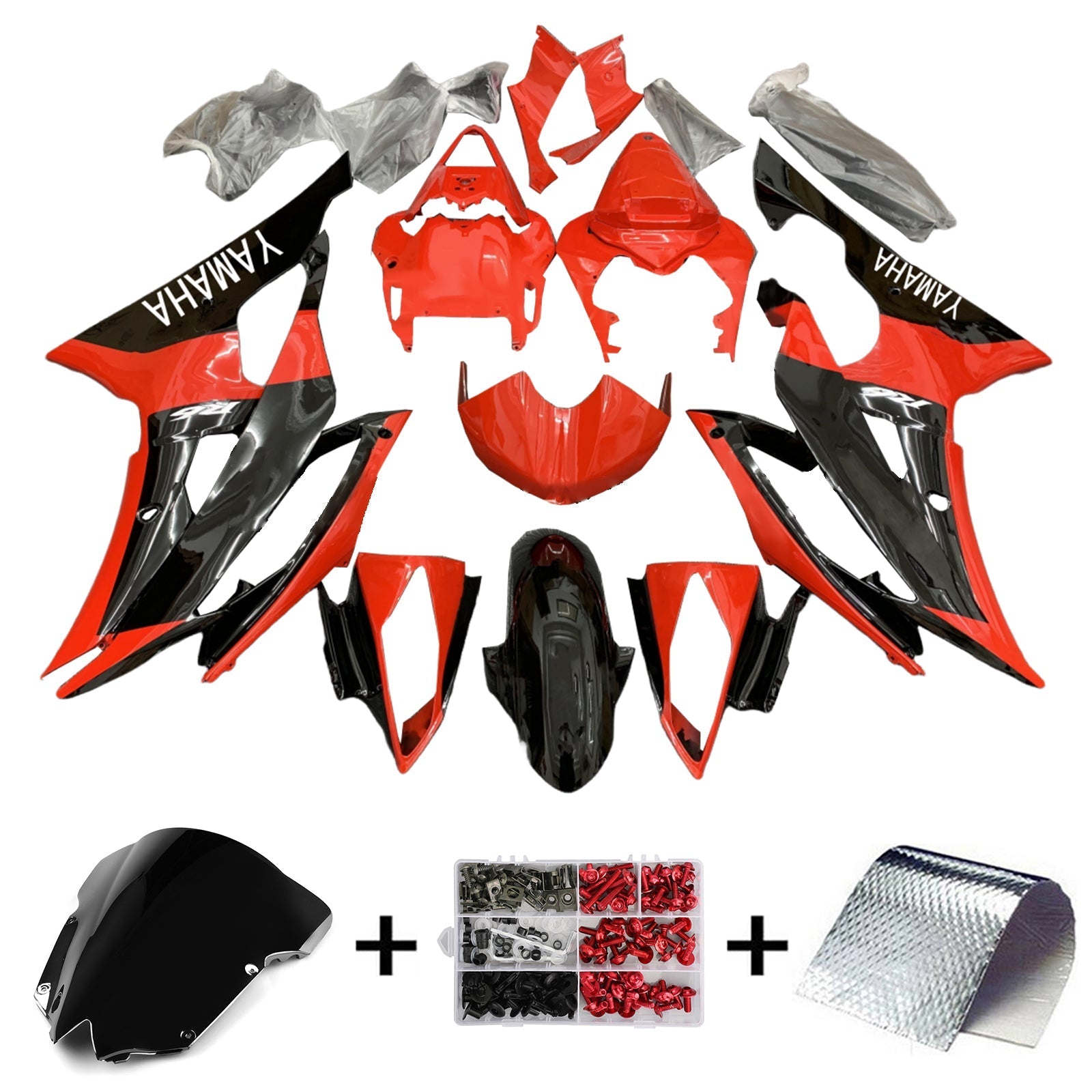 Yamaha YZF 600 R6 2008-2016 Kit Carenado Carrocería Plástico ABS