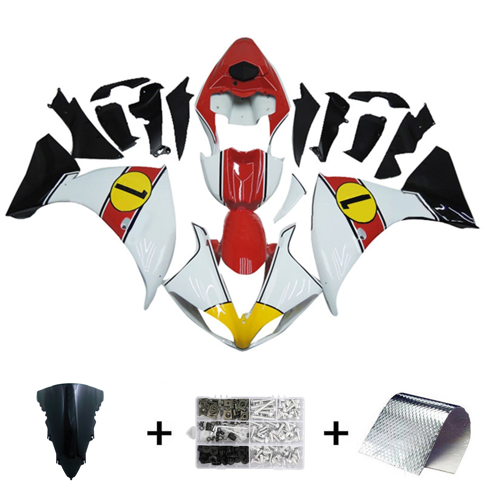 Yamaha YZF 1000 R1 2009-2011 Fairing Kit Bodywork Plastic ABS