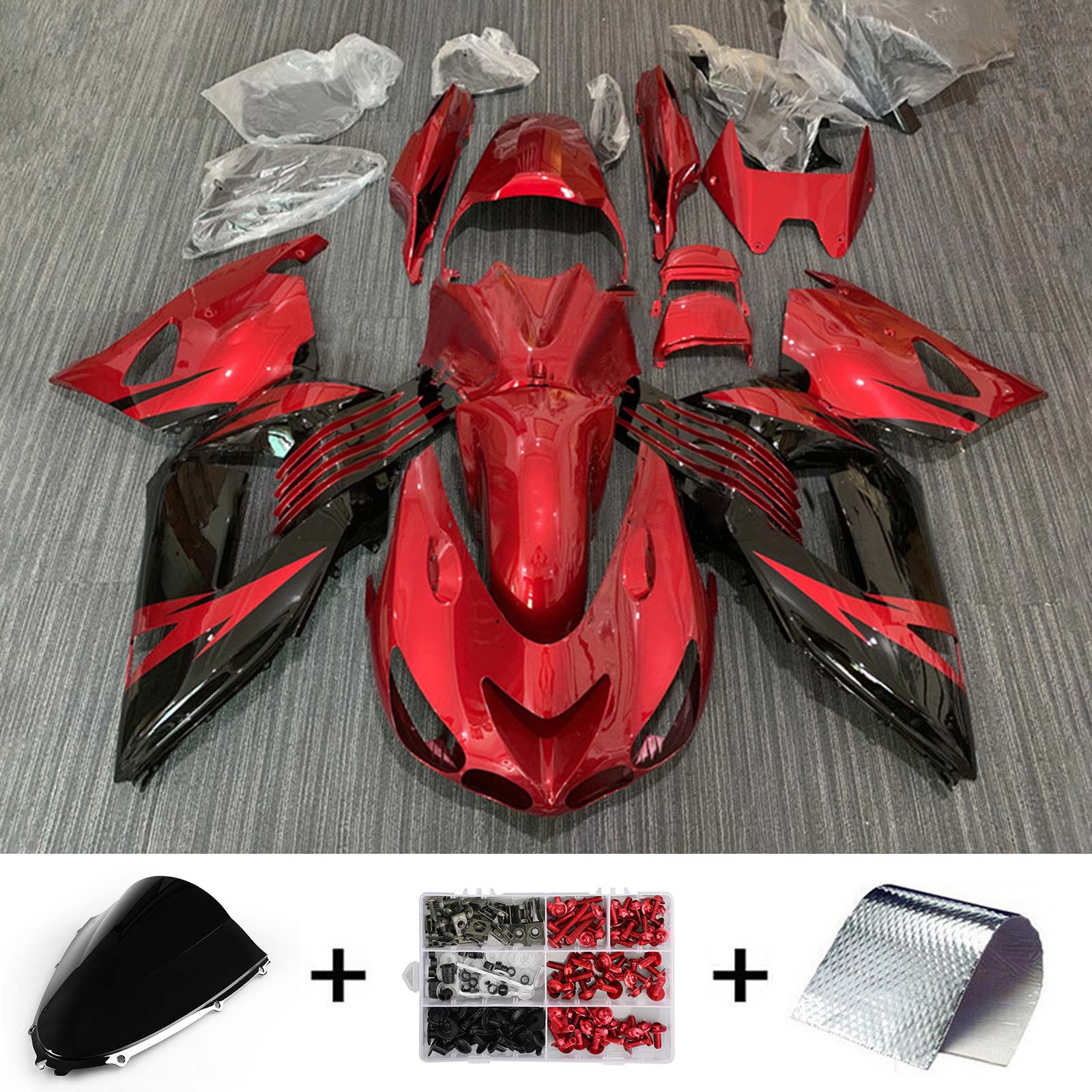 Kit Carenado Kawasaki ZX14R 2006-2011 Carrocería Plástico ABS