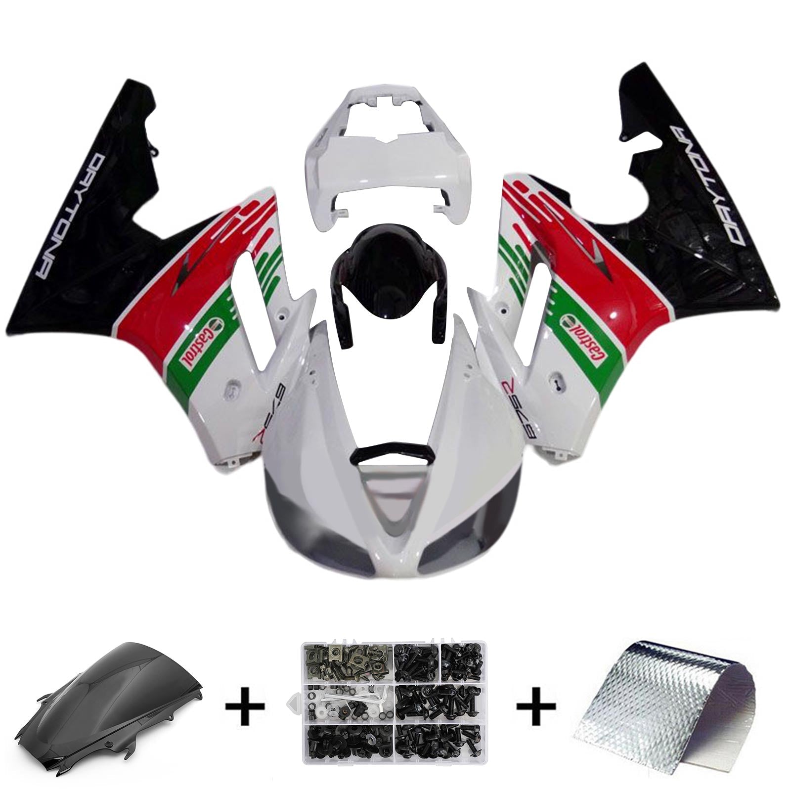 Amotopart Triumph Daytona 675 2009-2012 Fairing Kit Bodywork Plastic ABS