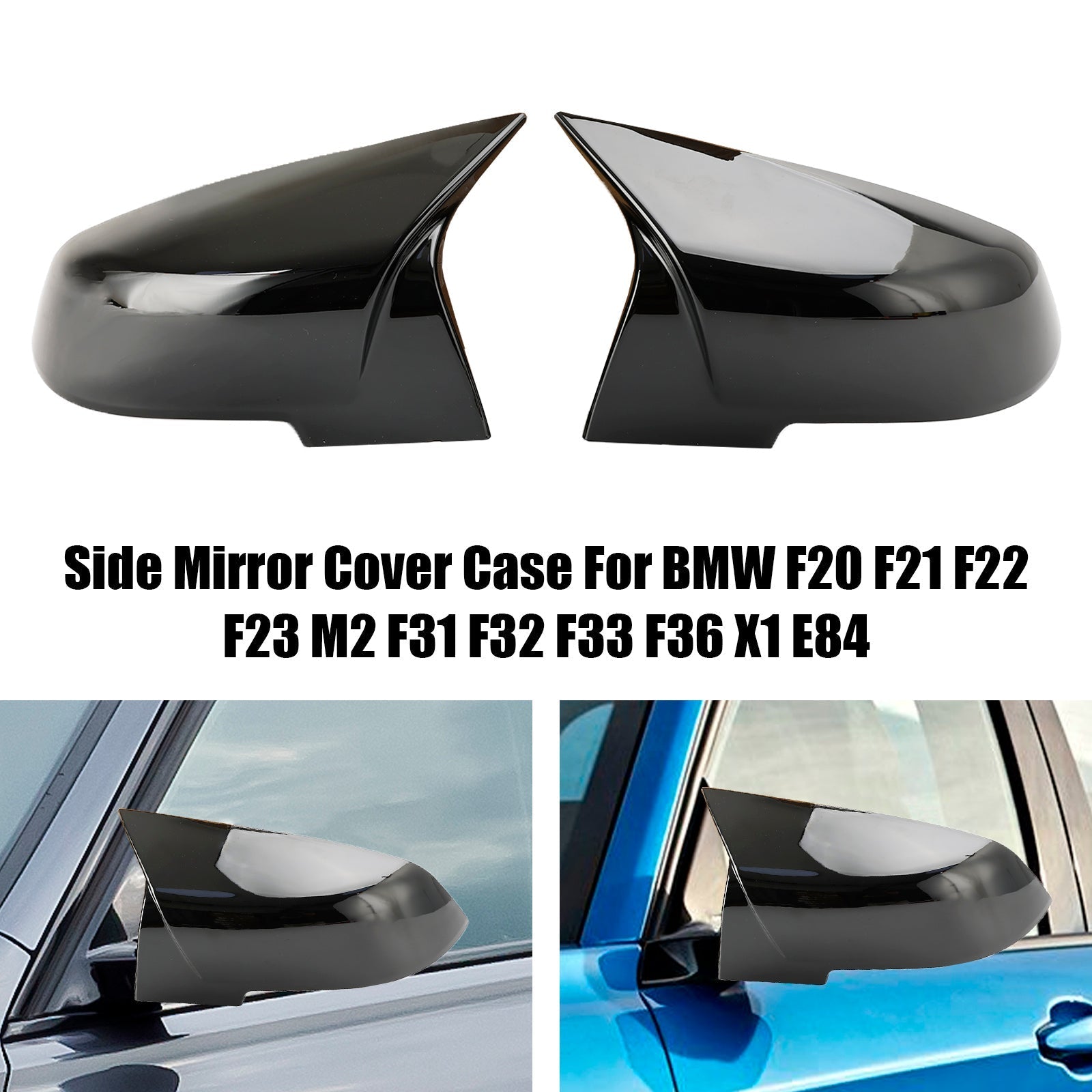 Side Mirror Cover Case For BMW F20 F21 F22 F23 M2 F31 F32 F33 F36 X1 E84