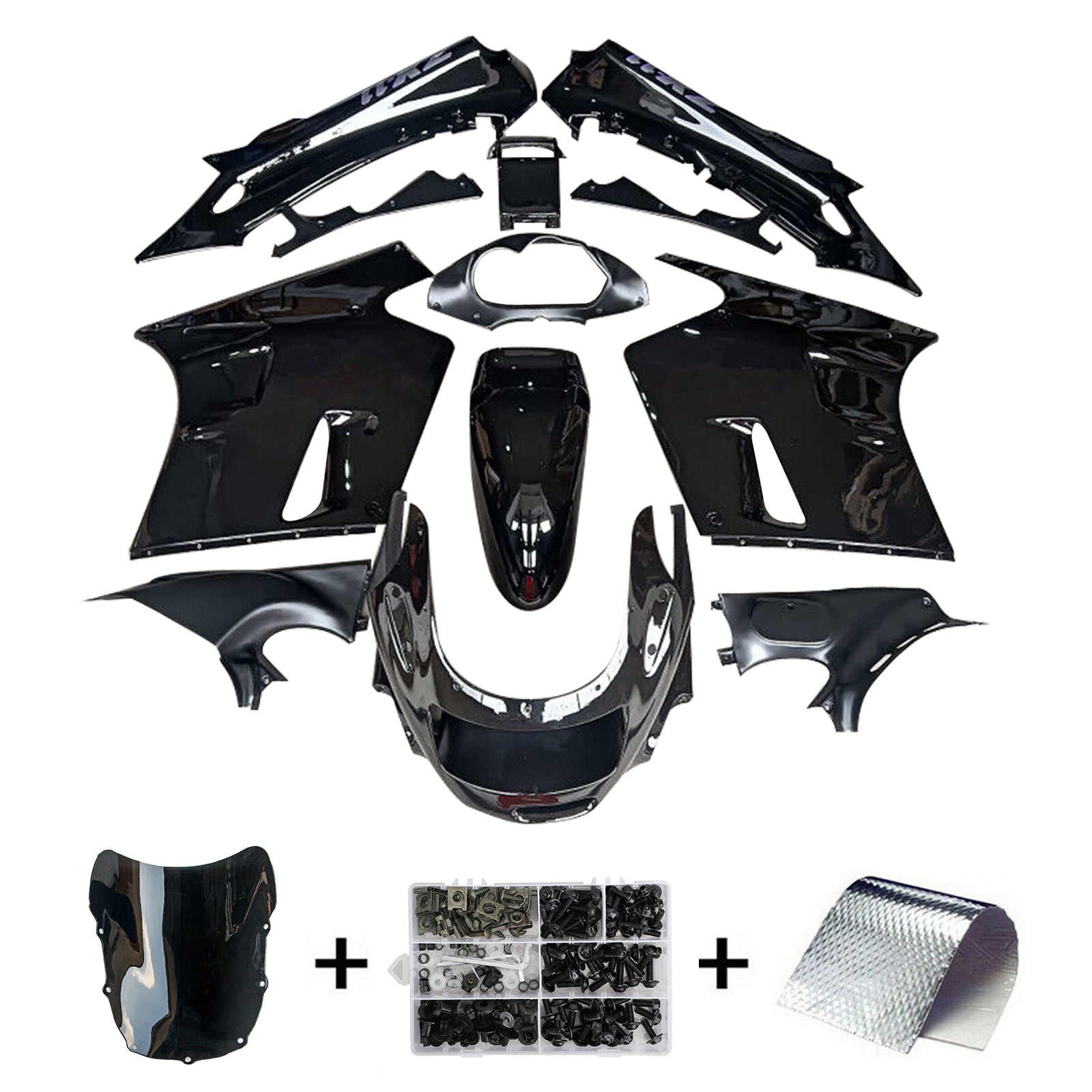 Kawasaki ZZR1100 1990-1992 Fairing Kit Bodywork ABS