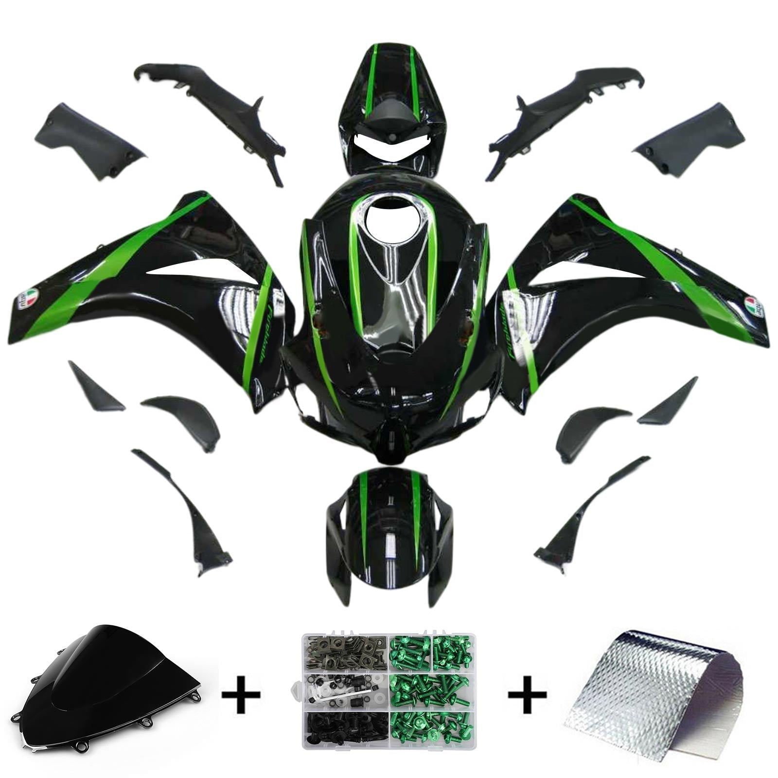 Honda CBR1000RR 2008-2011 Fairing Kit Bodywork Plastic ABS