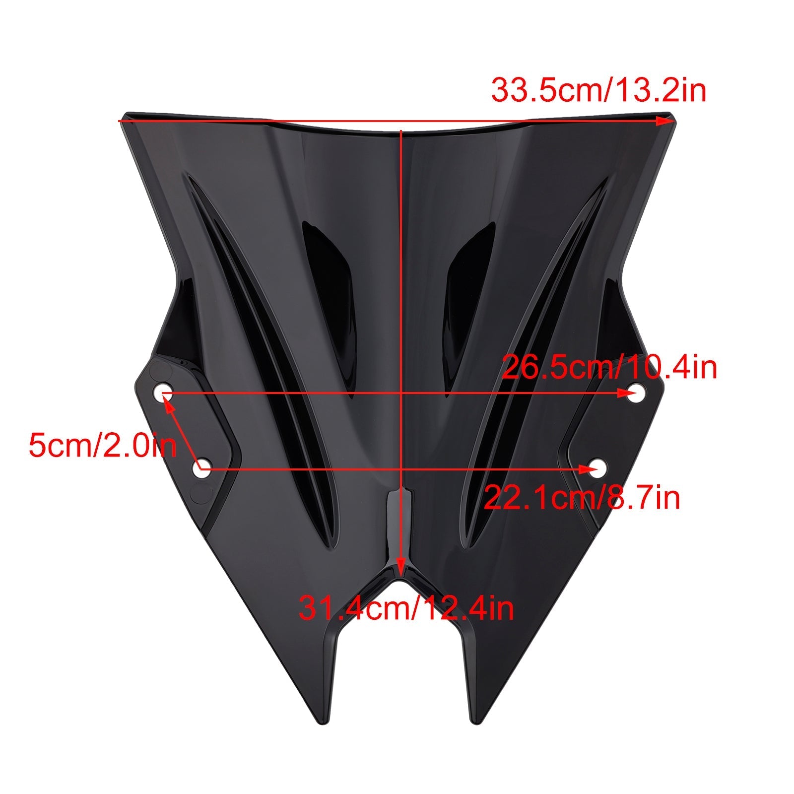 Windshield Windscreen for KAWASAKI NINJA 500 EX500R 2024-2025