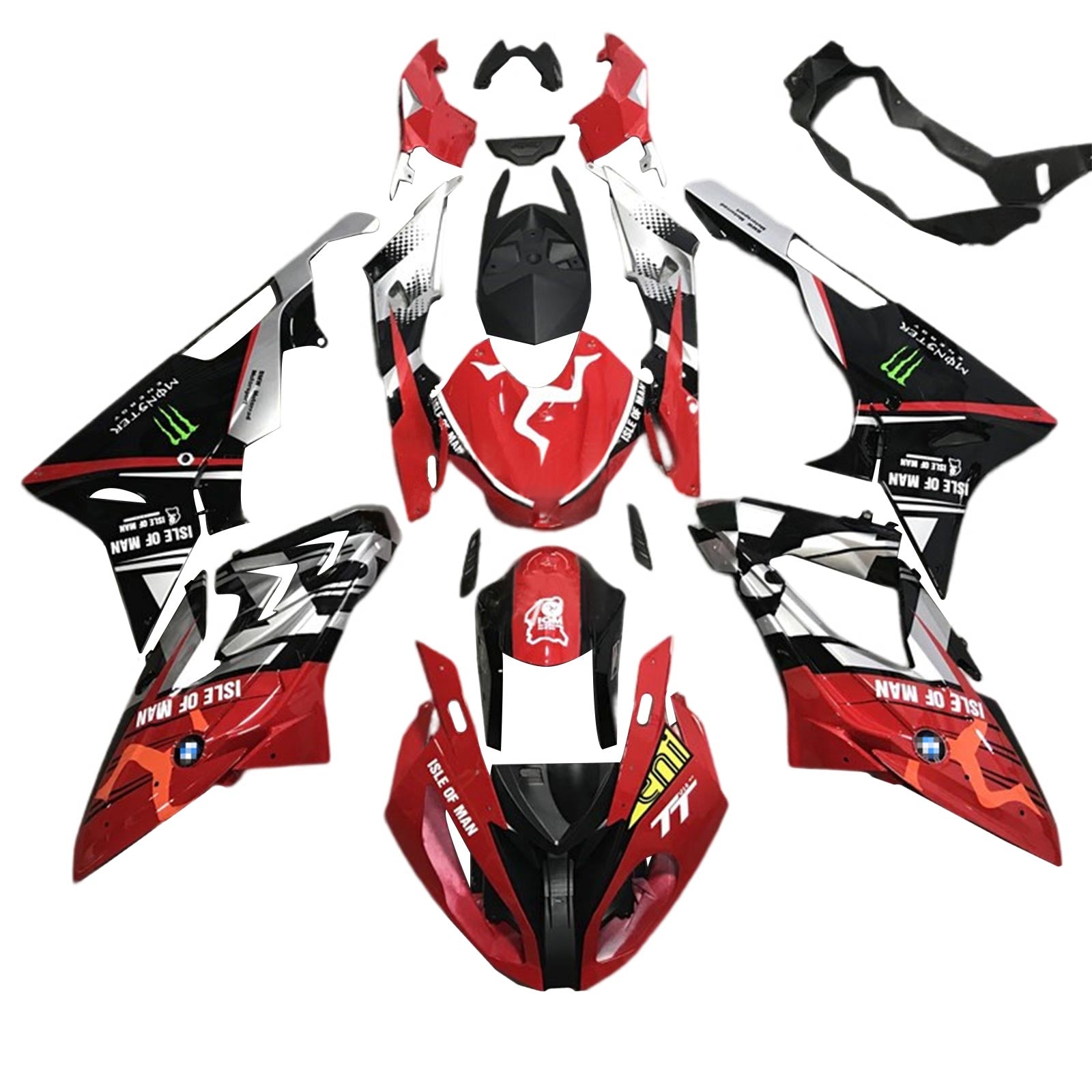 Amotopart BMW S1000RR 2017-2018 Fairing Kit Bodywork Plastic ABS