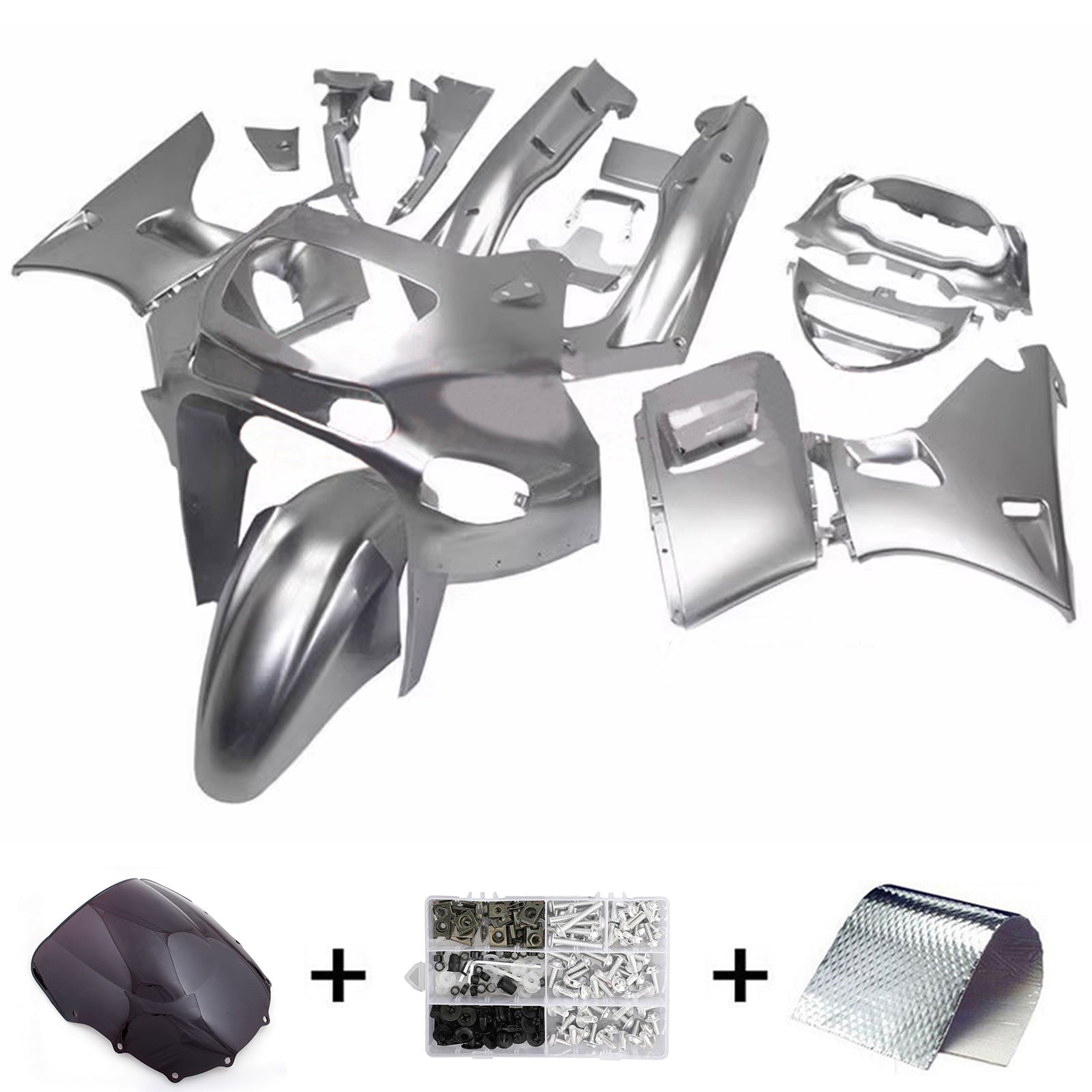 Kawasaki ZZR400 1993-2007 ZZR600 1998-2003 Kit Carenado Carrocería Plástico ABS