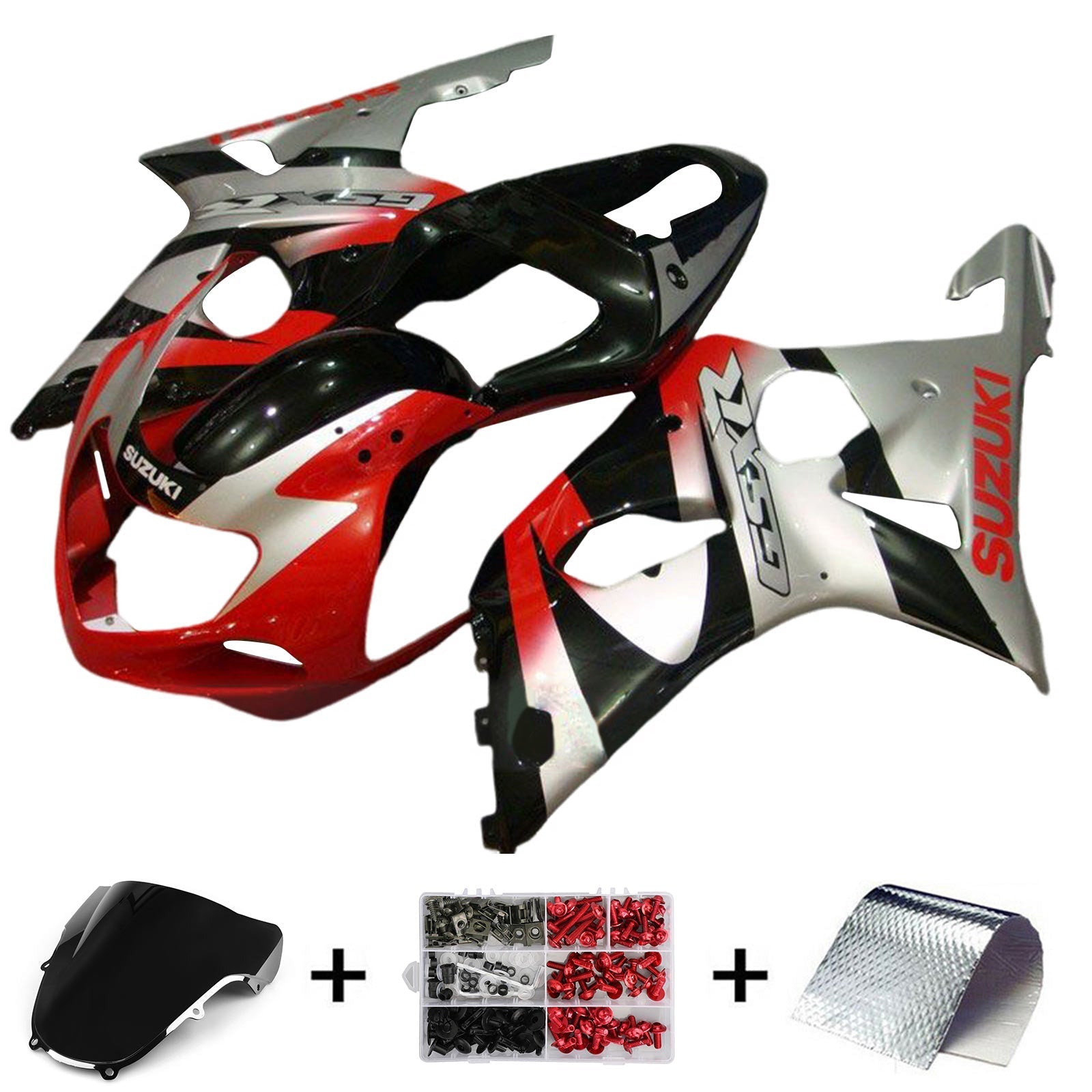 Amotopart Suzuki GSXR600 2001-2003 GSXR750 2000-2003 K1 Fairing Kit