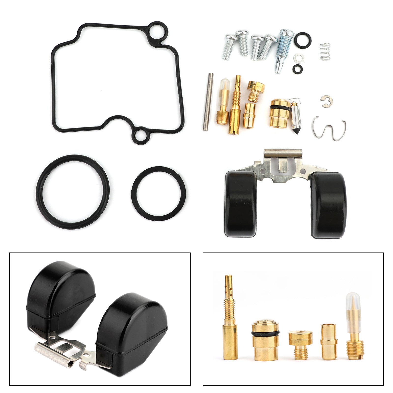 Motorcycle Carburetor Repair Kit For Yamaha YBR125 JYM125 For Carburetor VM22 Generic