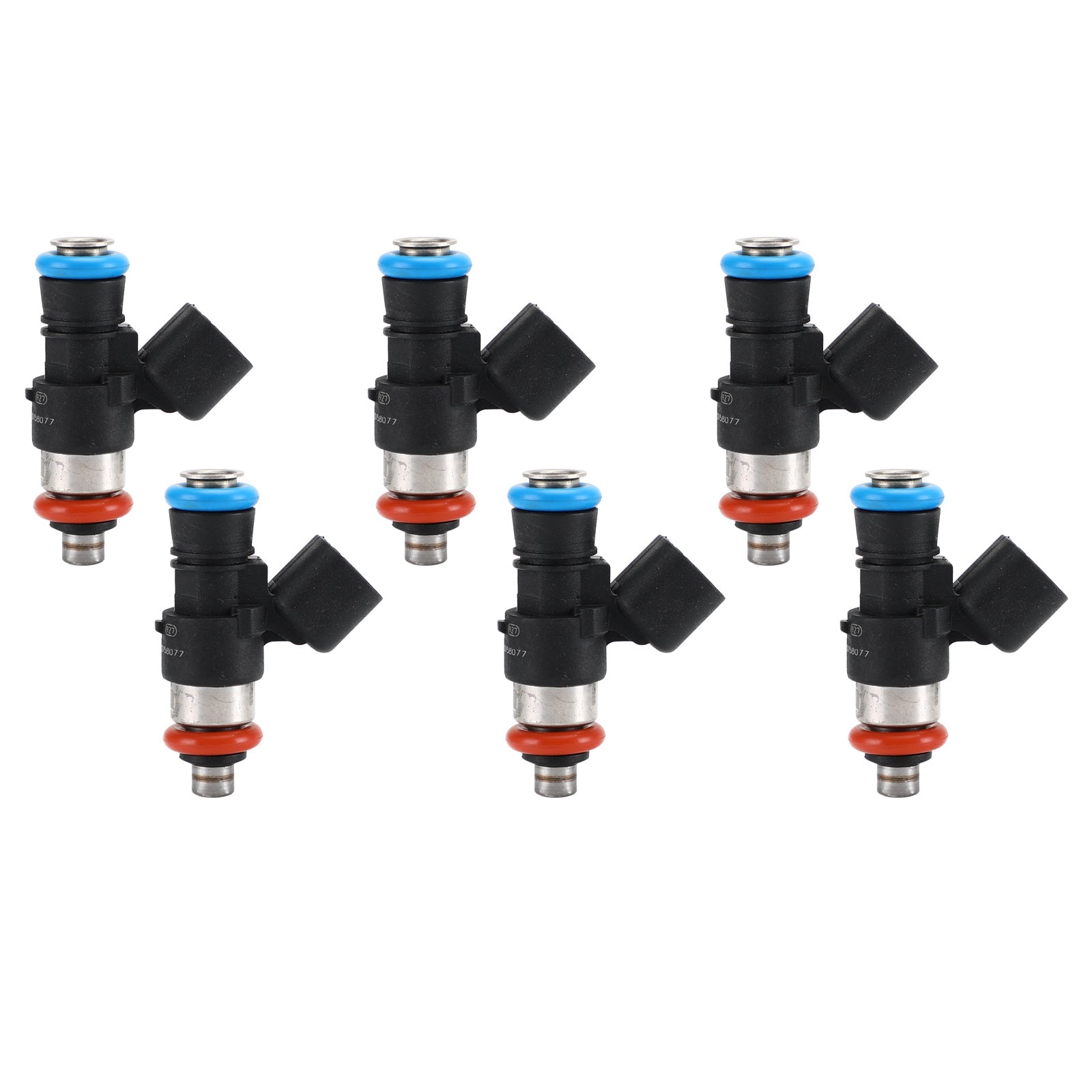 6PCS Fuel Injectors 0280158077 Fit Ford Fusion Mazda 6 CX-9 2010-2011 0280158091 Generic