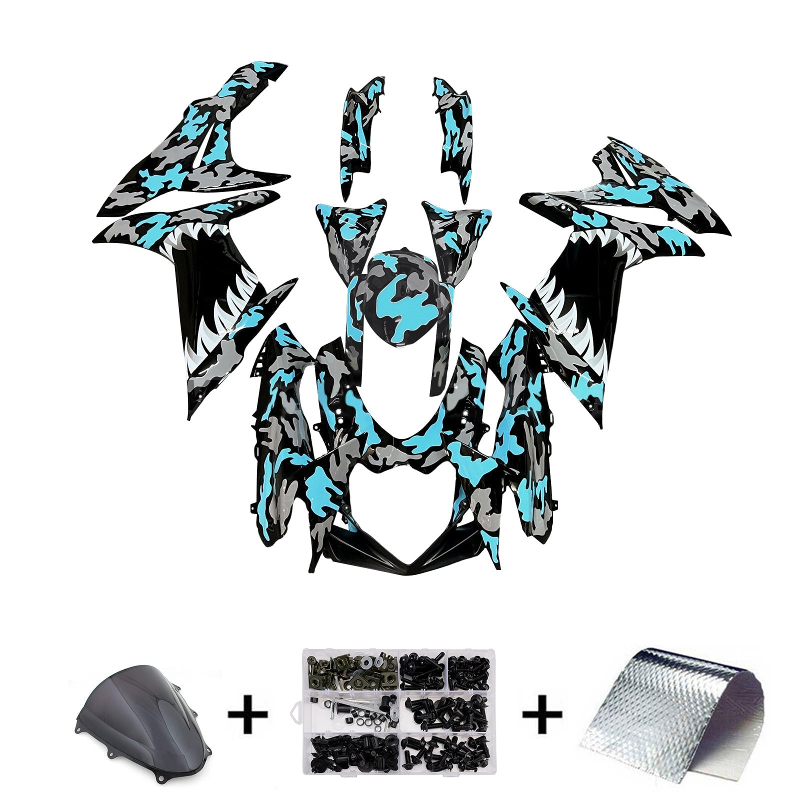Injection Fairing Kit Bodywork Plastic ABS For Suzuki GSXR 600/750 2011-2025 K11