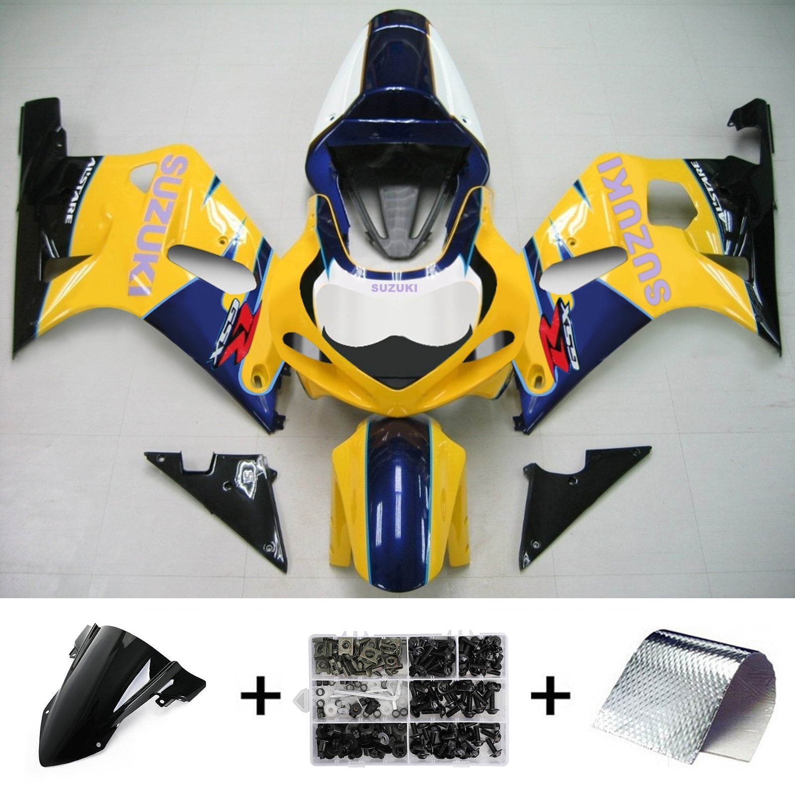 Suzuki GSXR750 2001-2003 Fairing Kit Bodywork Plastic ABS