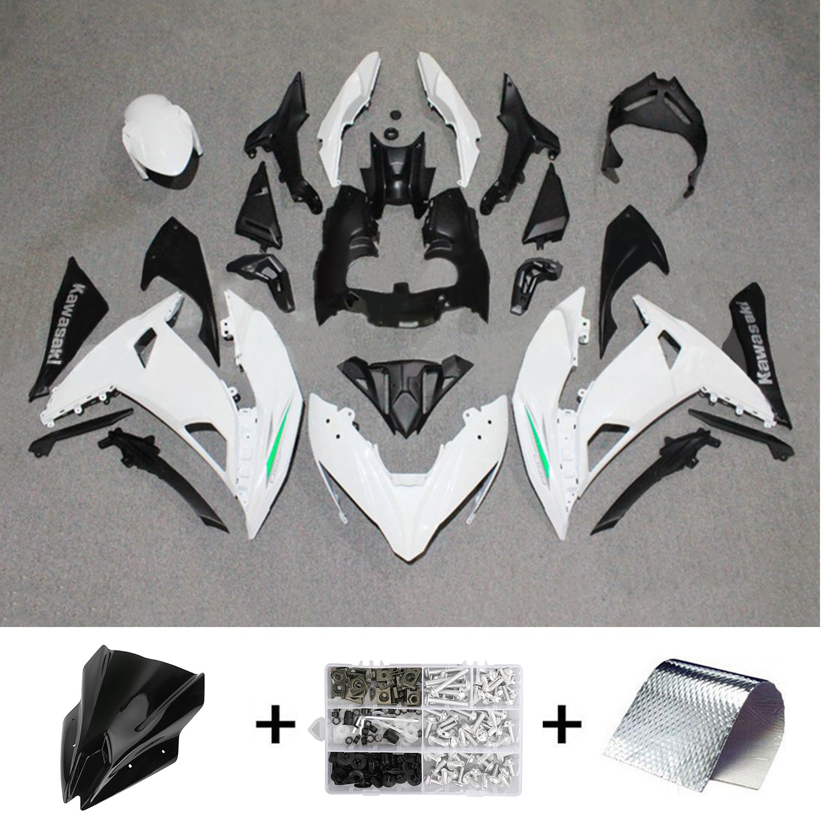 Kawasaki ER6F/Ninja650R 2017-2019 Kit Carenado Carrocería Plástico ABS