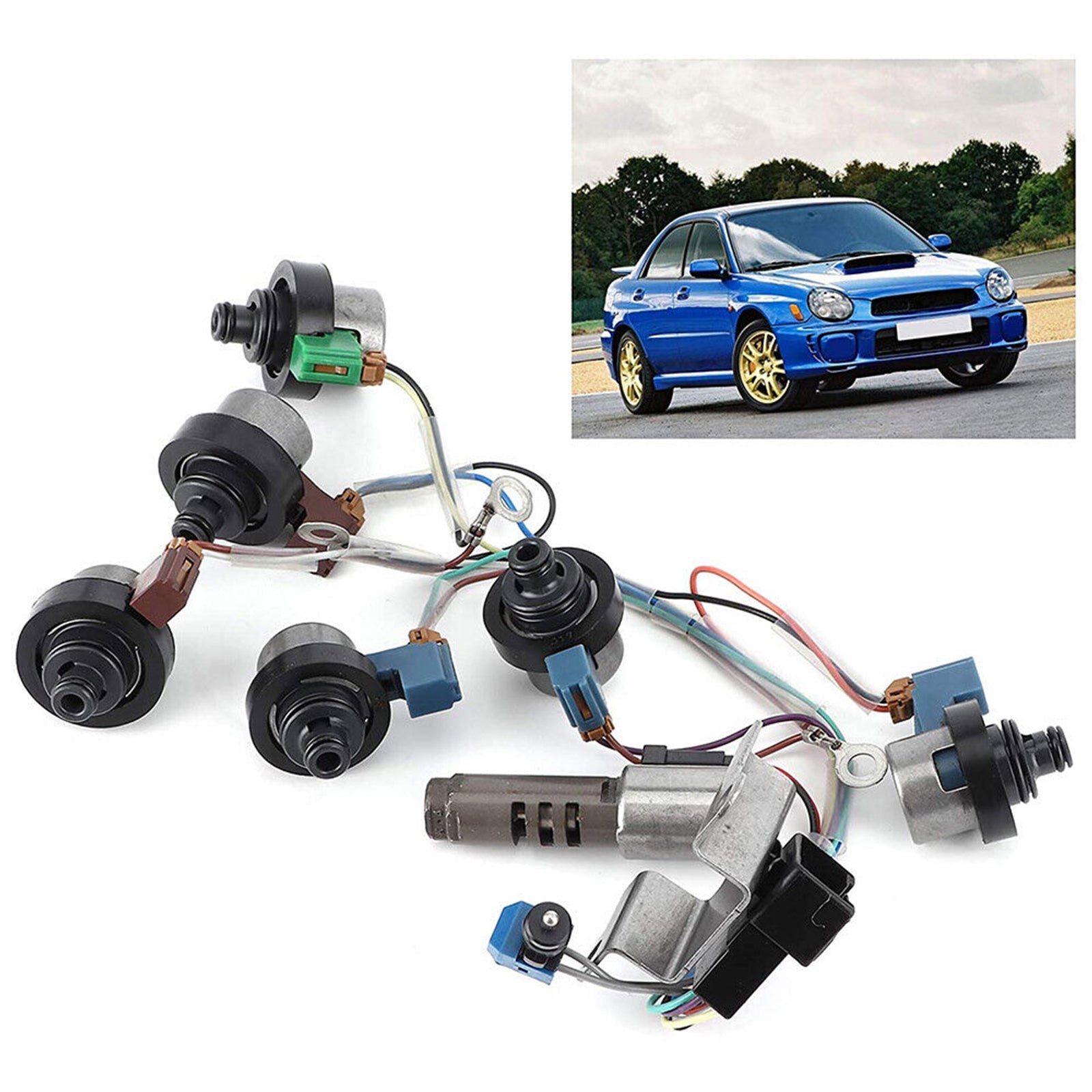 1998-2001 Subaru Impreza L Coupe 2 puertas 2.2L 4EAT Válvula de solenoides de transmisión