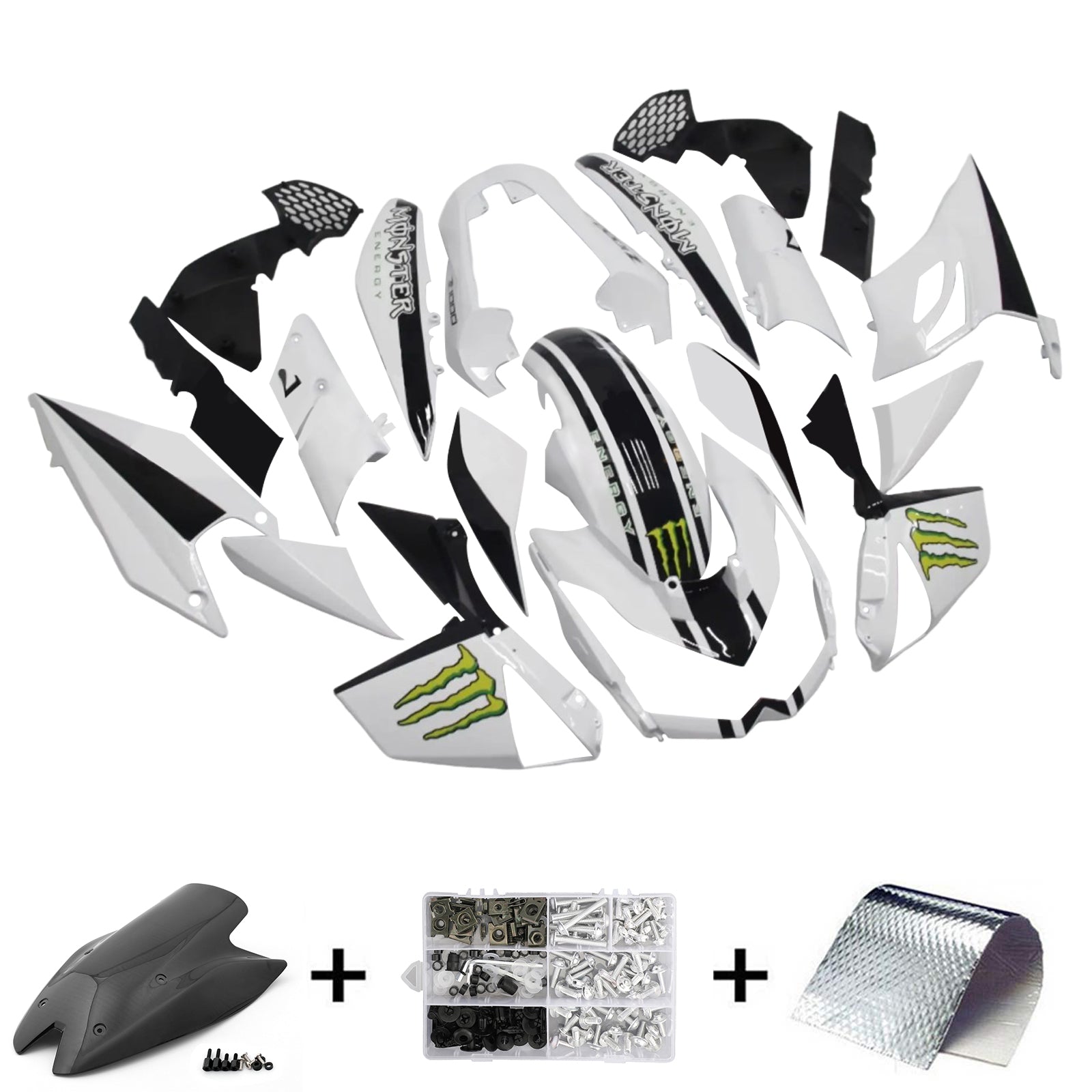 Kawasaki Z1000 2010-2013 Fairing Kit Bodywork Plastic ABS