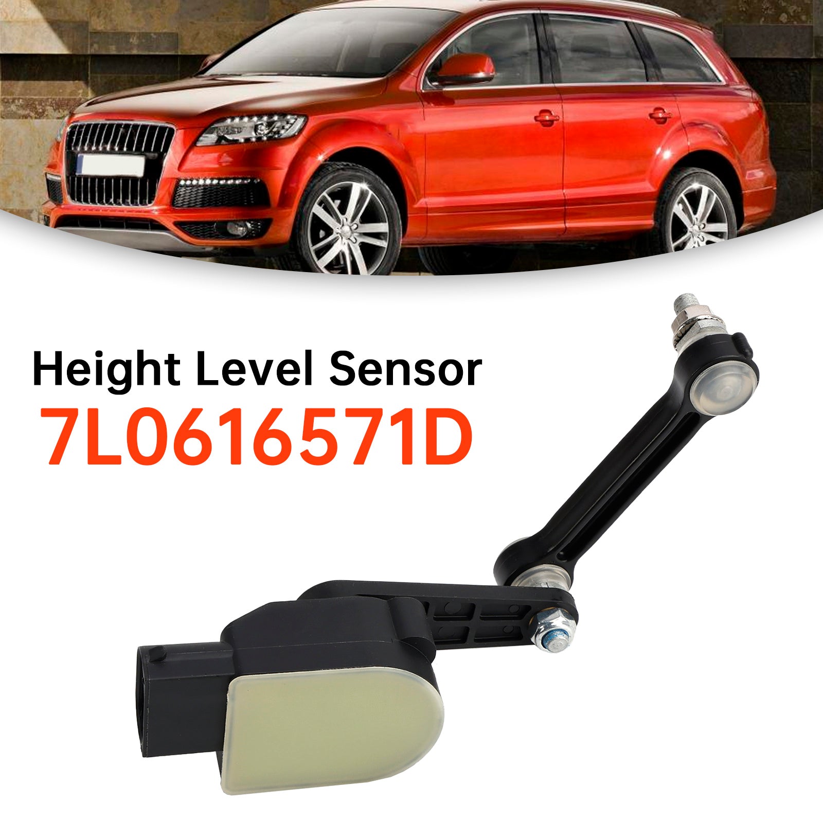 Rear Height Level Sensor 7L0616571D For Audi Q7 VW Touareg Porsche Cayenne