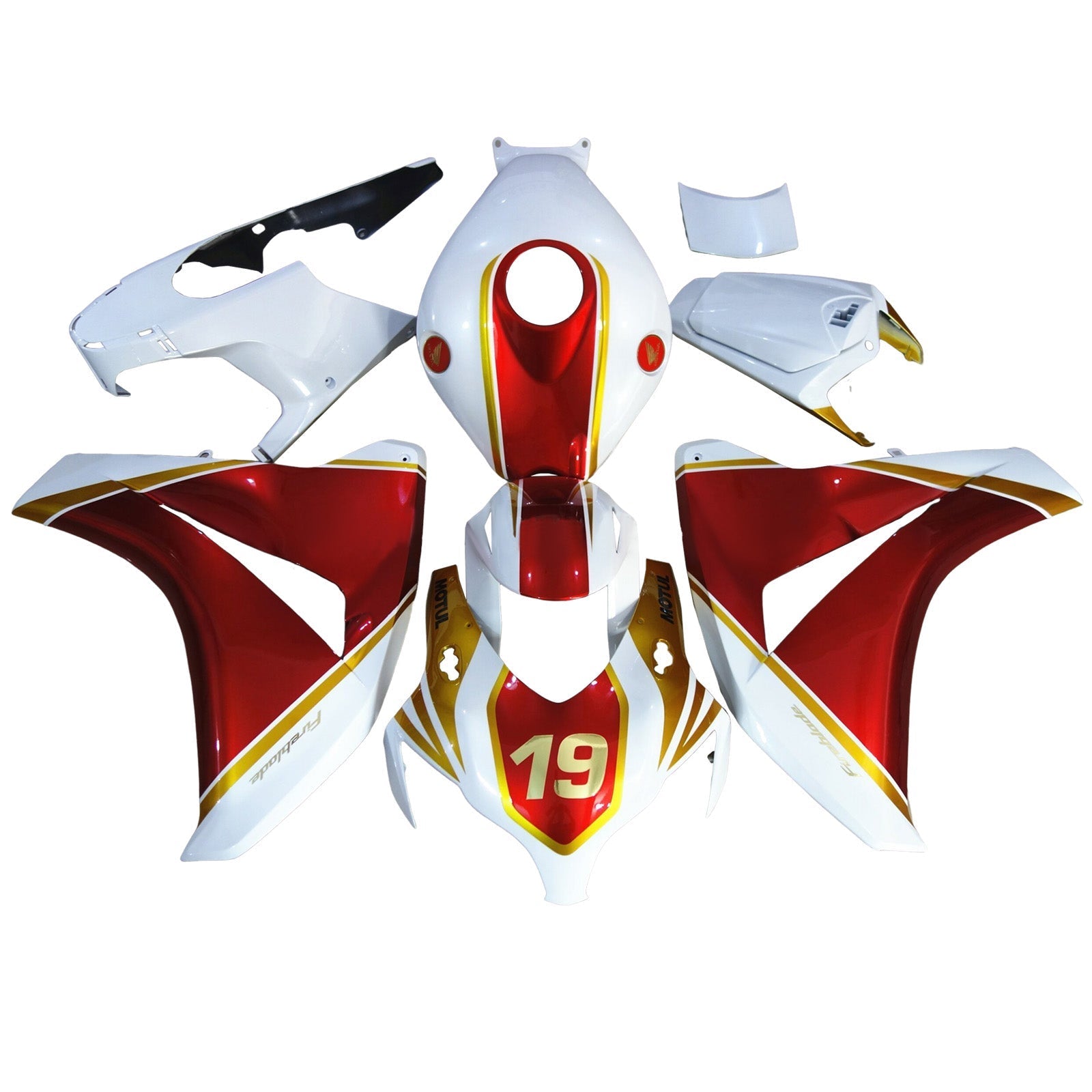 Injection Fairing Kit Bodywork Plastic ABS For Honda CBR1000RR 2008-2011