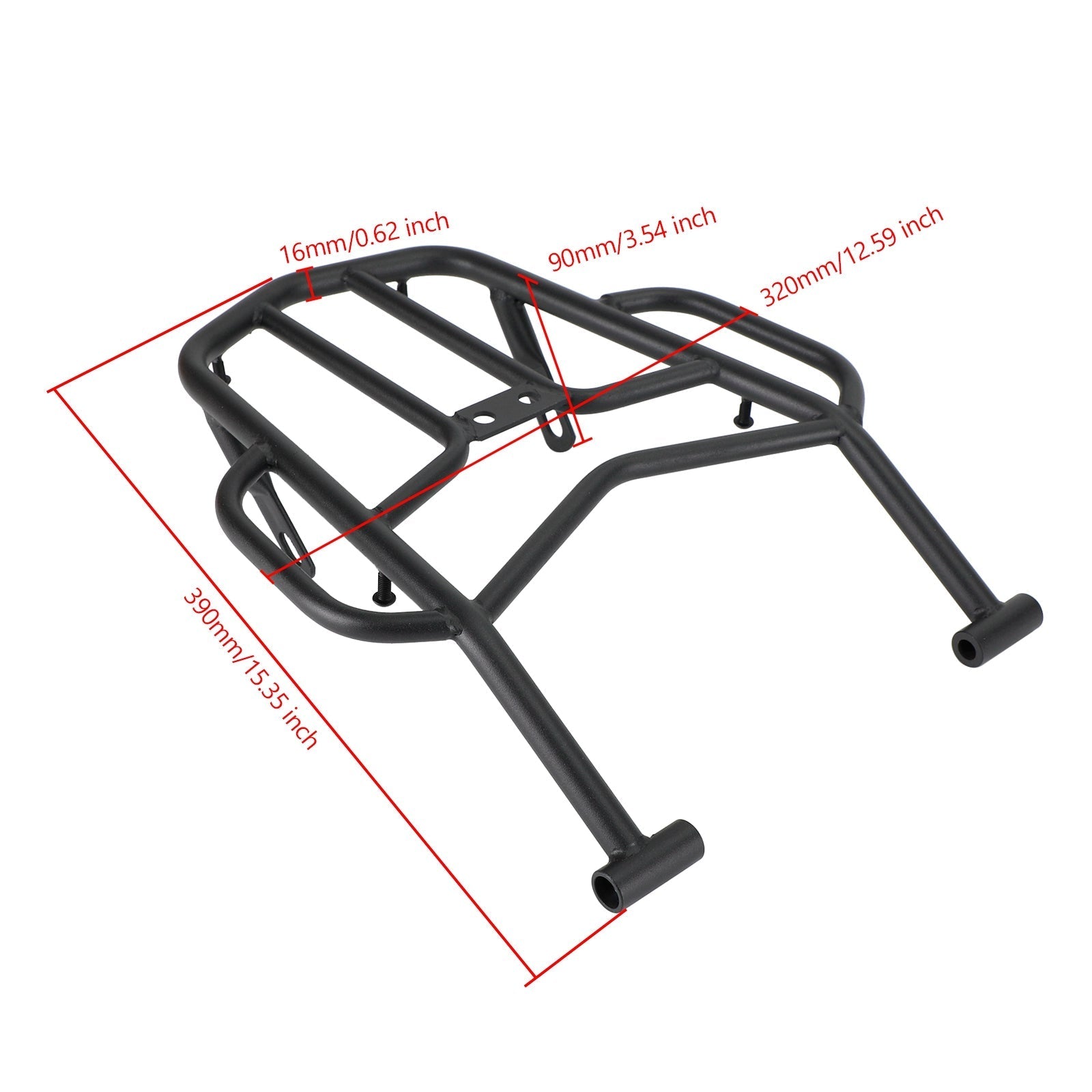 Honda CRF250Rally CRF250L/M 2012-2020 Rear Rack Luggage Carrier with Grab Rail