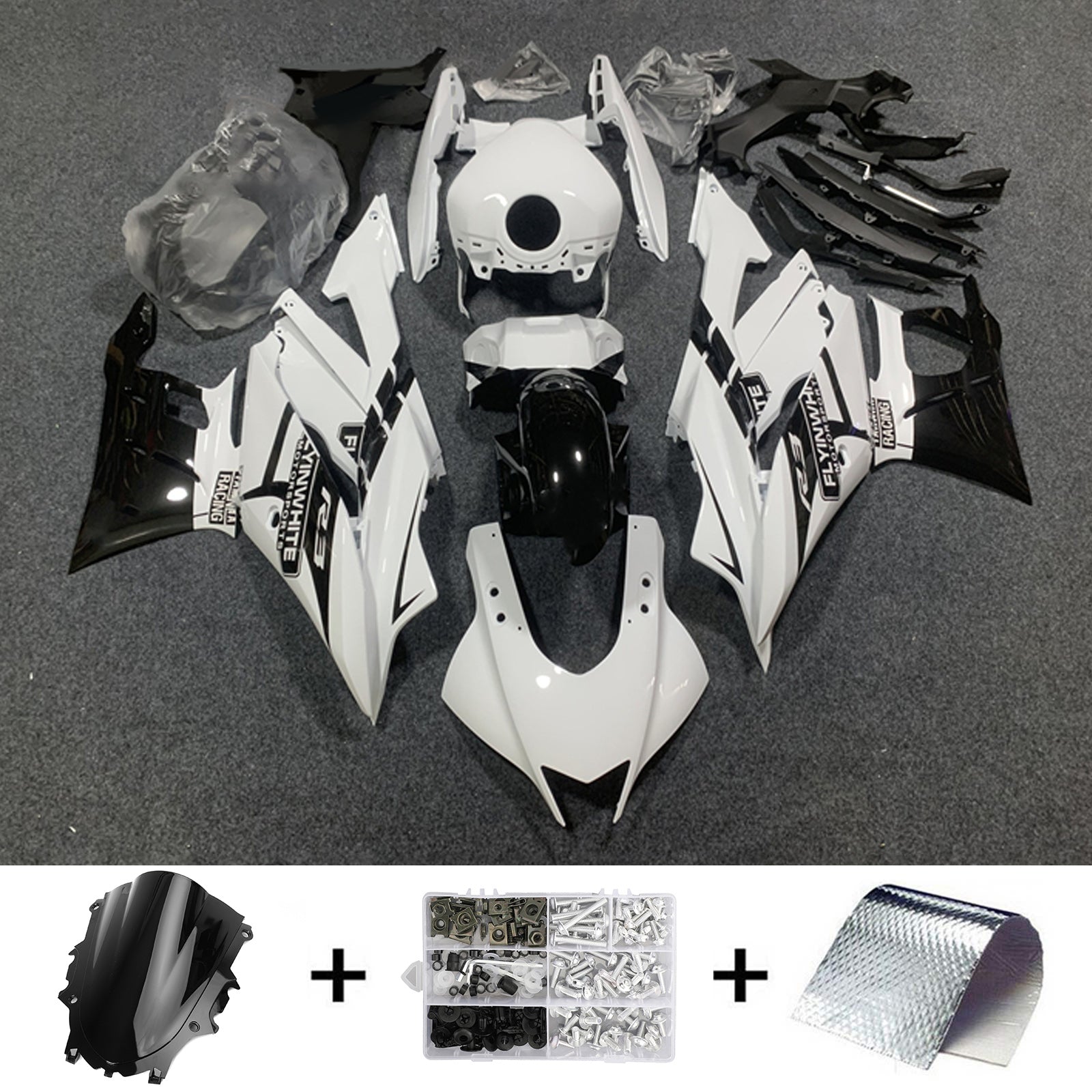 Yamaha YZF-R3 R25 2019-2021 Fairing Kit Bodywork Plastic ABS