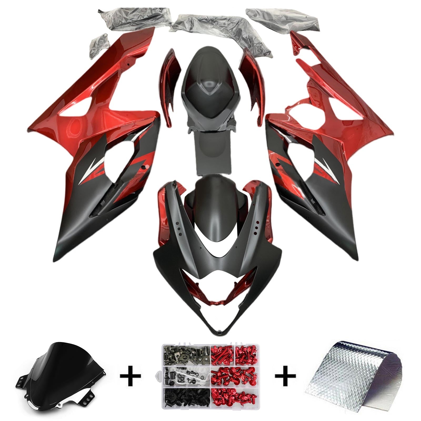 Suzuki GSXR1000 2005-2006 K5 Fairing Kit Bodywork Plastic ABS