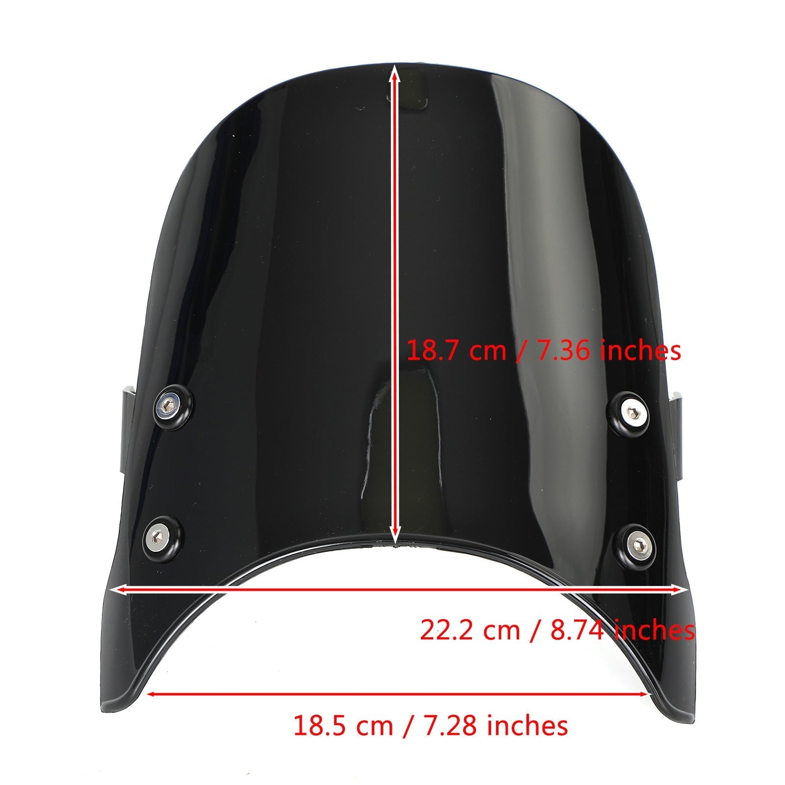 Parabrisas de motocicleta ABS apto para HONDA Rebel 1100/DCT 2021-2022 genérico