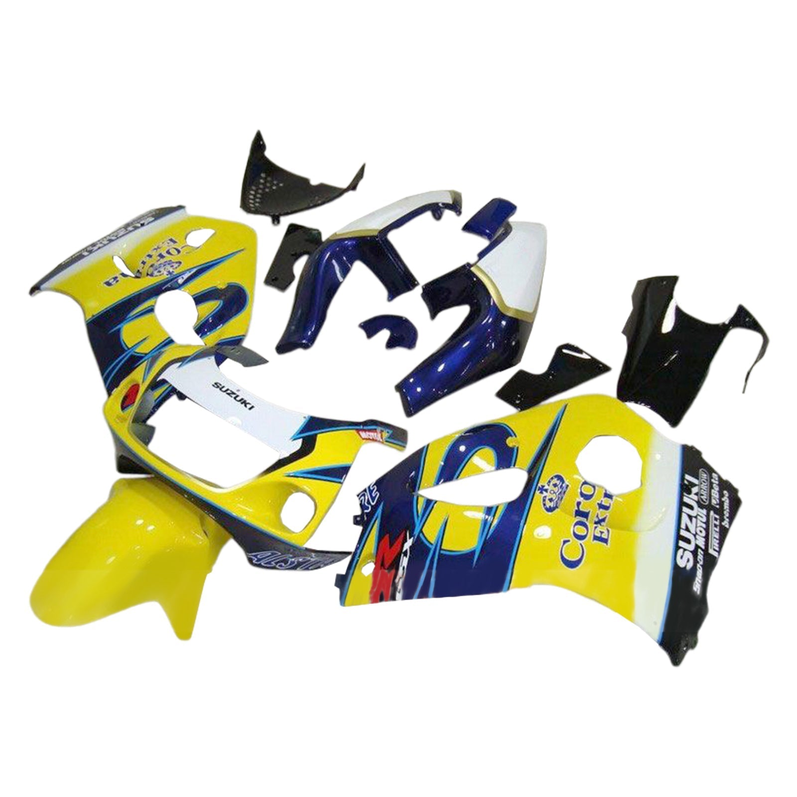 Amotopart Suzuki GSXR600 1996-2000 GSXR750 1996-1999 Fairing Kit Bodywork