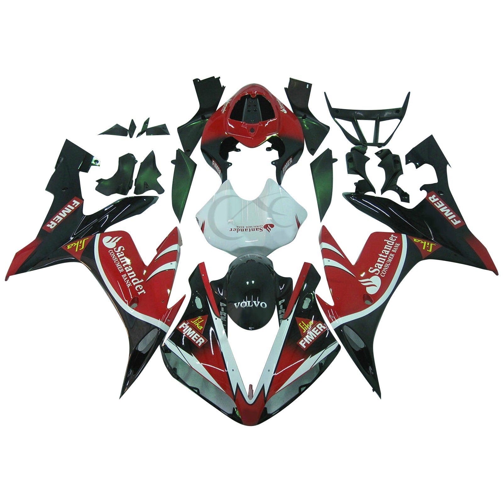 Fairing For YAMAHA YZF R1 YZF-R1 2004-2006 2005 Red Black Generic