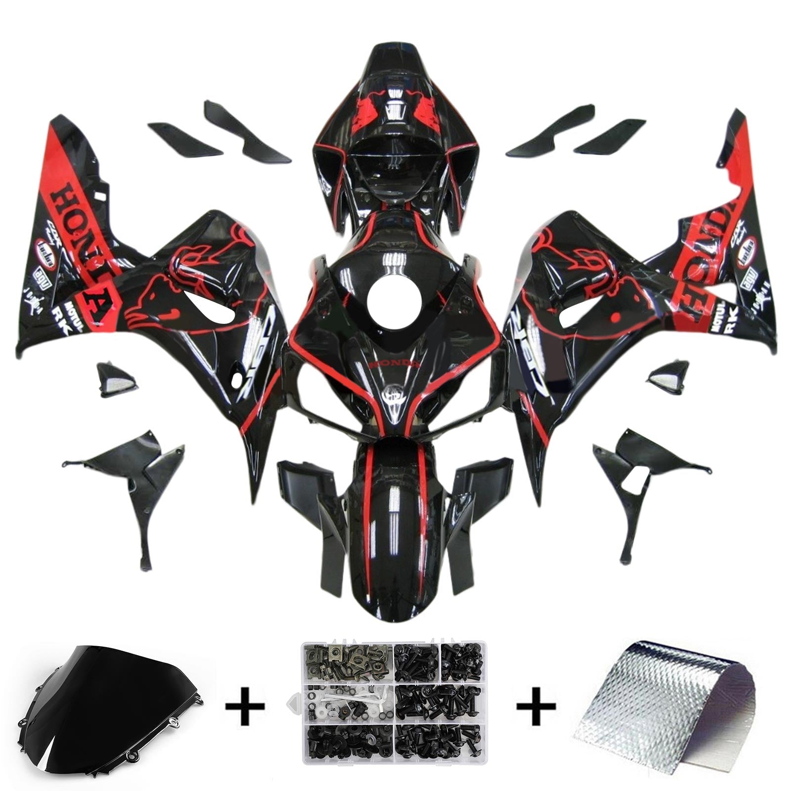 Honda CBR1000RR 2006-2007 Fairing Kit Bodywork Plastic ABS