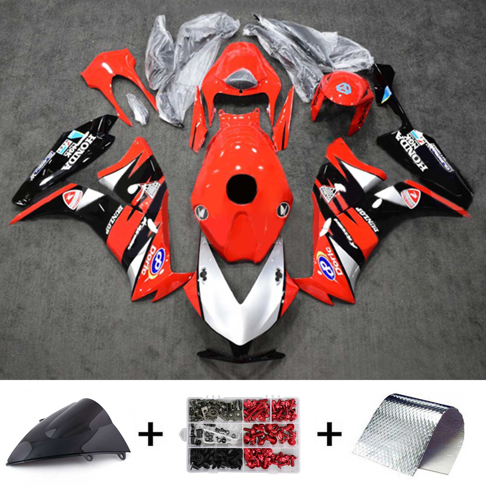 Honda CBR1000RR 2012-2016 Fairing Kit Bodywork Plastic ABS