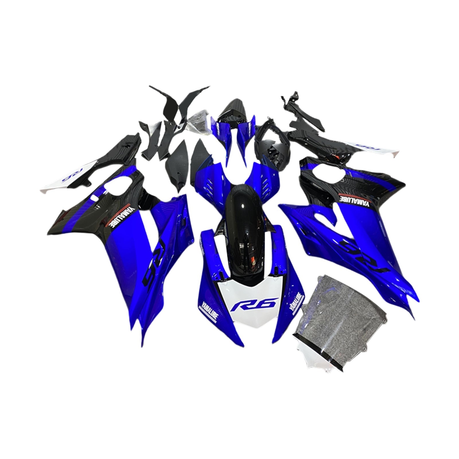 Yamaha YZF-R6 2017-2023 Fairing Kit Bodywork Plastic ABS