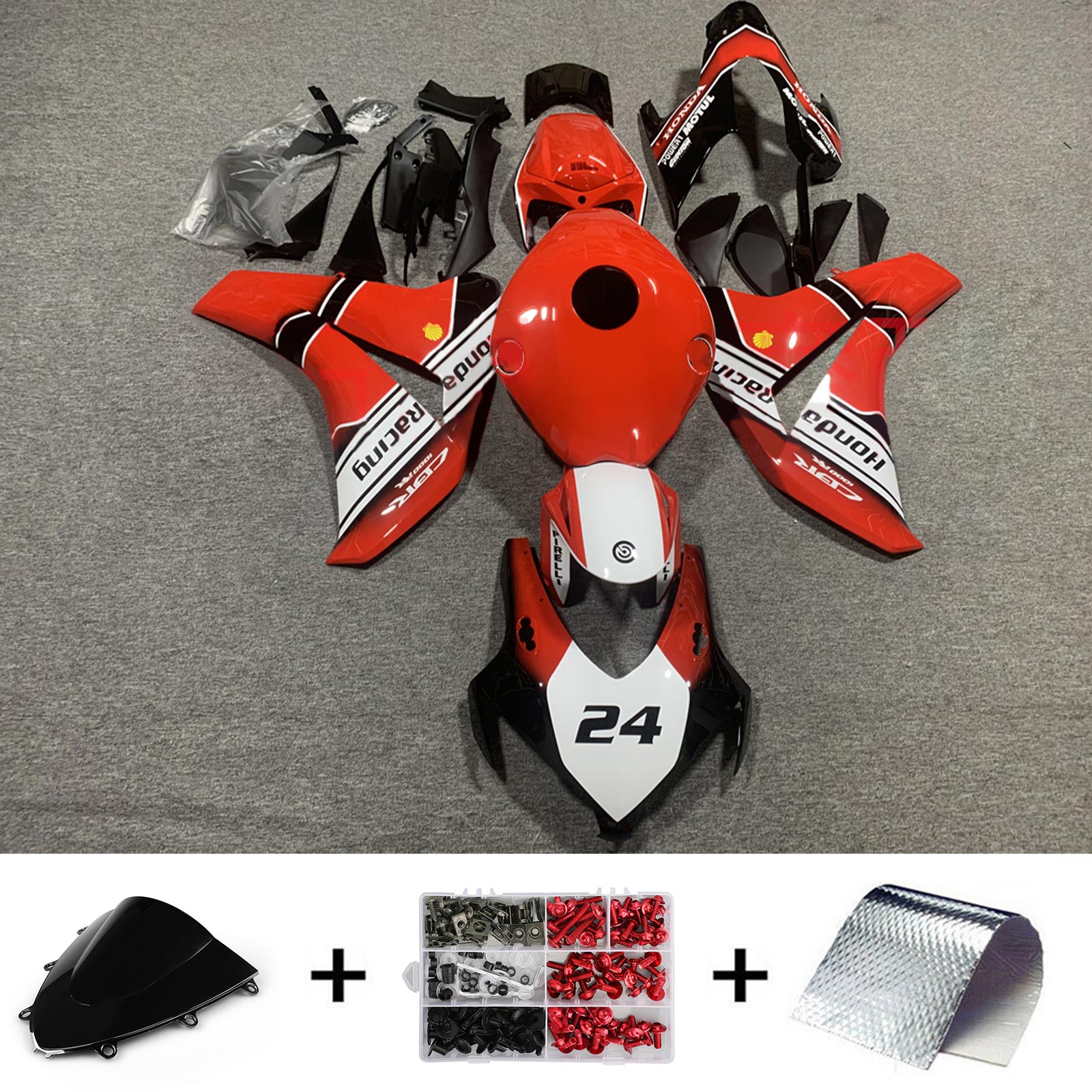 Honda CBR1000RR 2008-2011 Kit Carenado Carrocería Plástico ABS