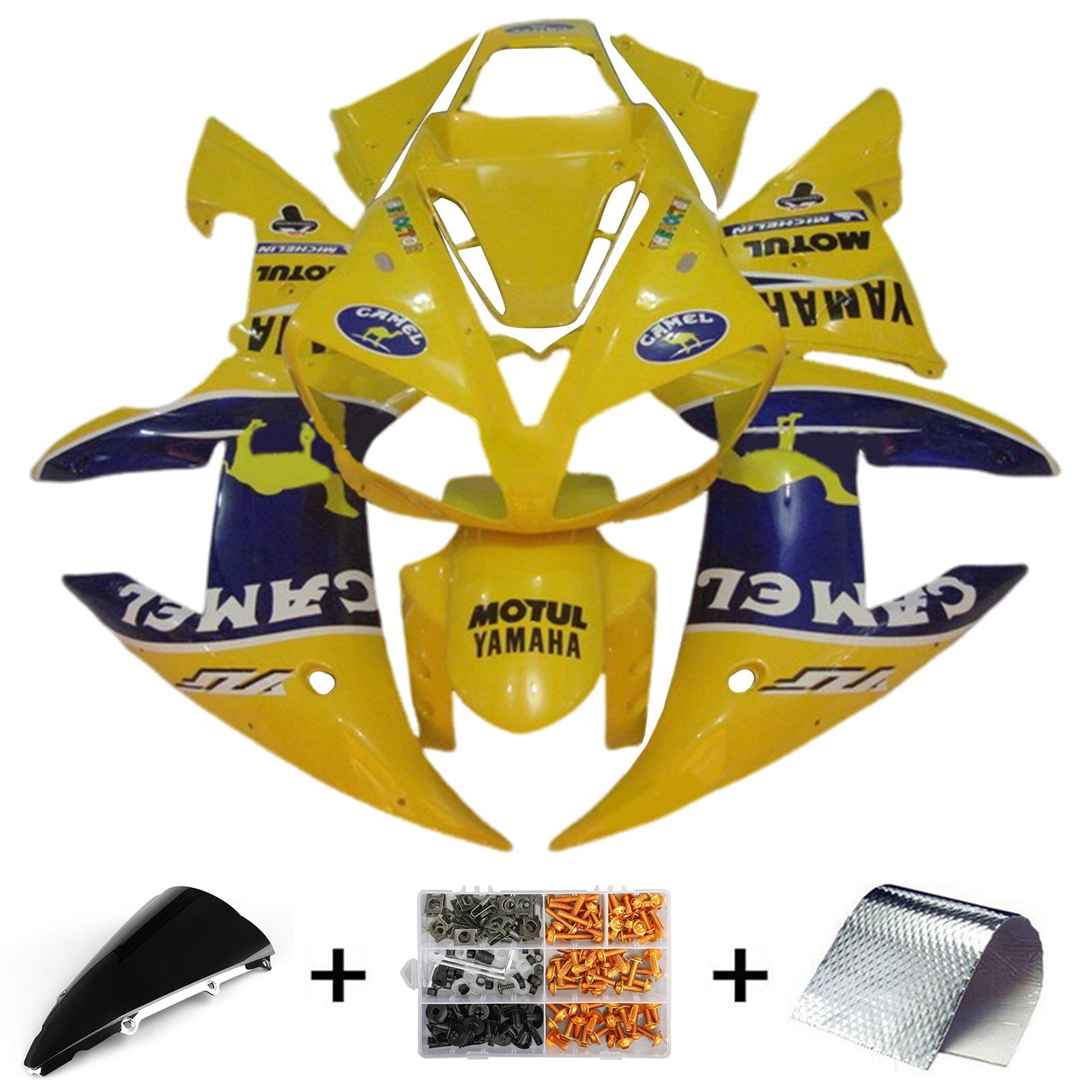 Yamaha YZF 1000 R1 2002-2003 Fairing Kit Bodywork Plastic ABS