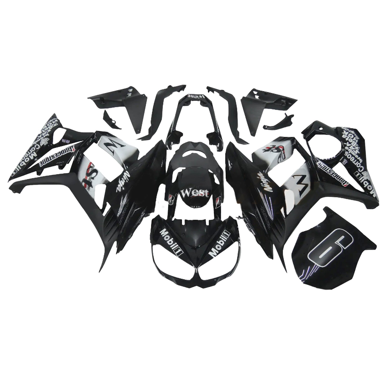 Kawasaki Z1000SX 2010-2015 Fairing Kit Bodywork Plastic ABS