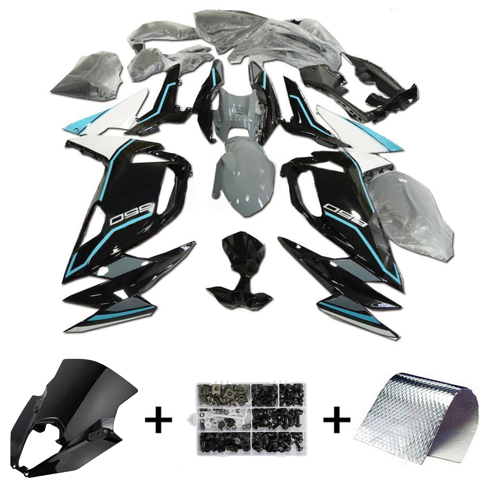 Kawasaki ER-6F Ninja650 2020-2023 Fairing Kit Bodywork ABS