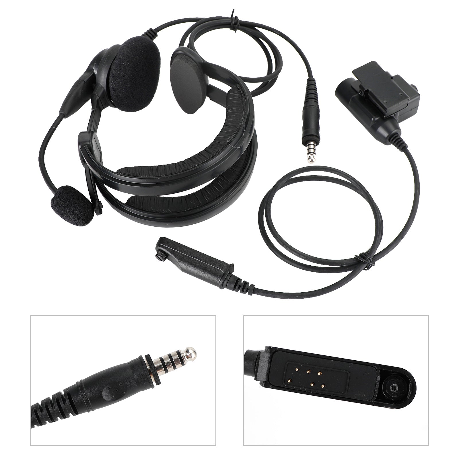 Tactical U94 Ptt Cable Plug Headset Adapter For BF-A58 BF9700 BF-S56 BF-UV9Rplus