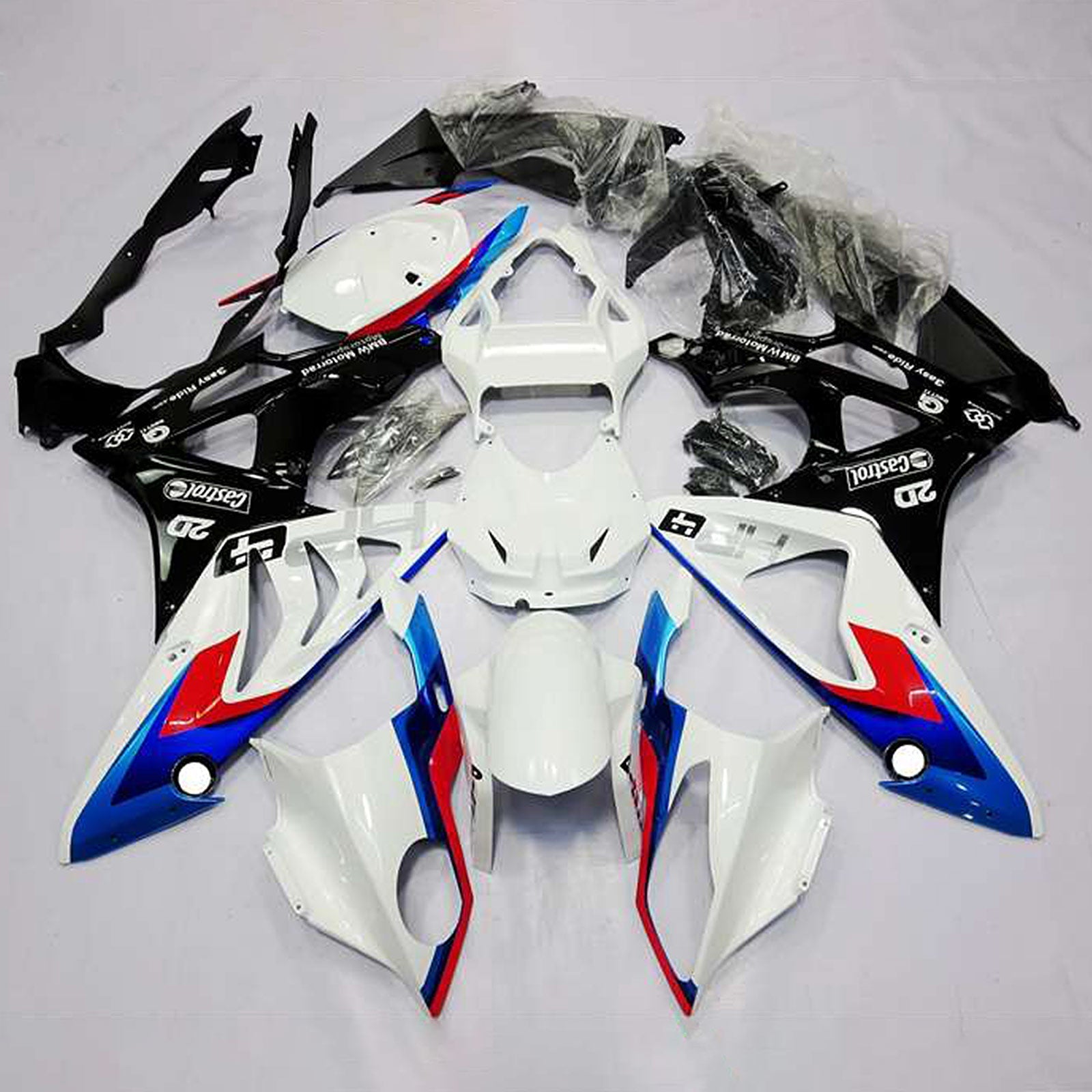 Injection Fairing Kit Bodywork Plastic ABS fit For BMW S1000RR 2009-2014 Generic