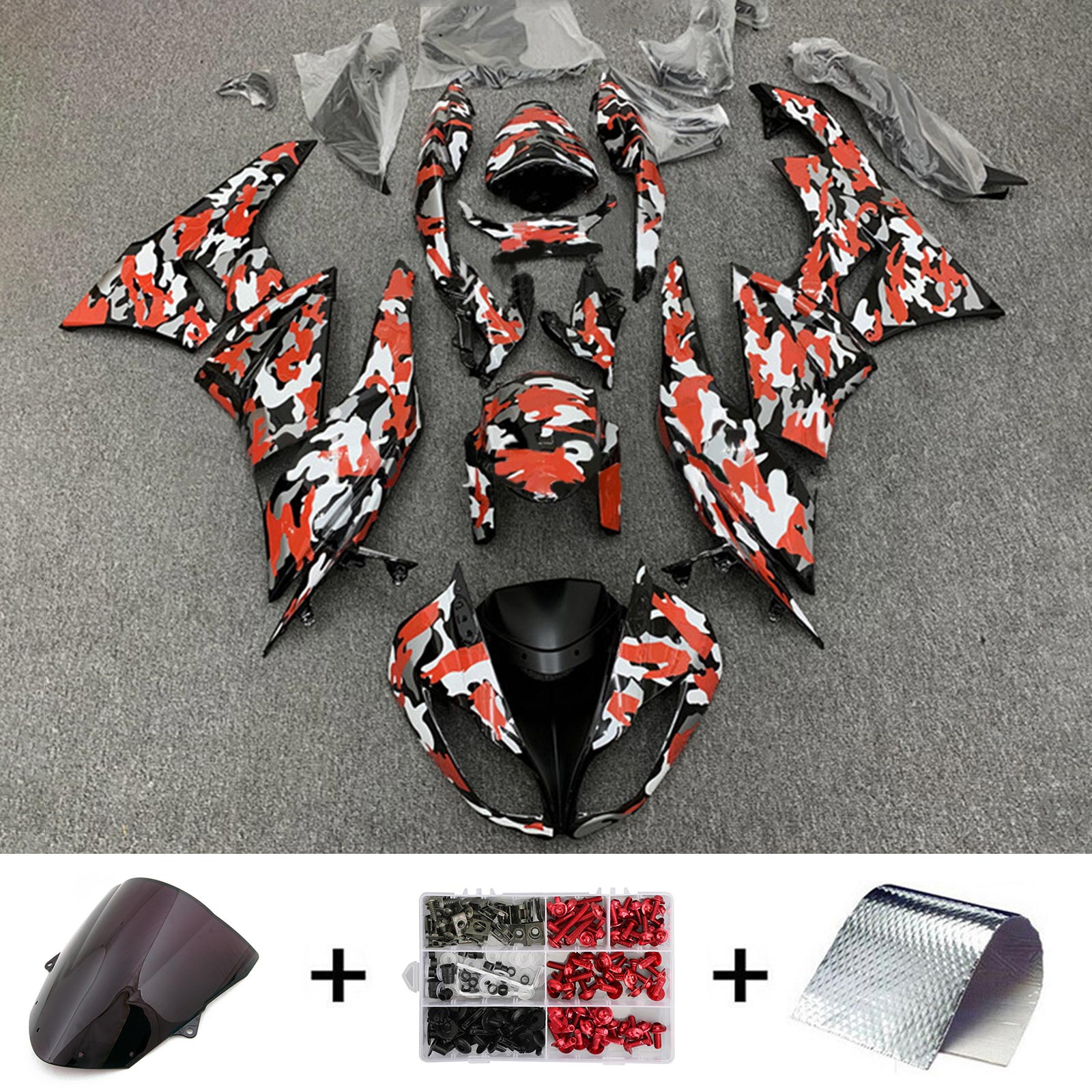 Kawasaki ZX6R 636 2009-2012 Kit Carenado Carrocería Plástico ABS